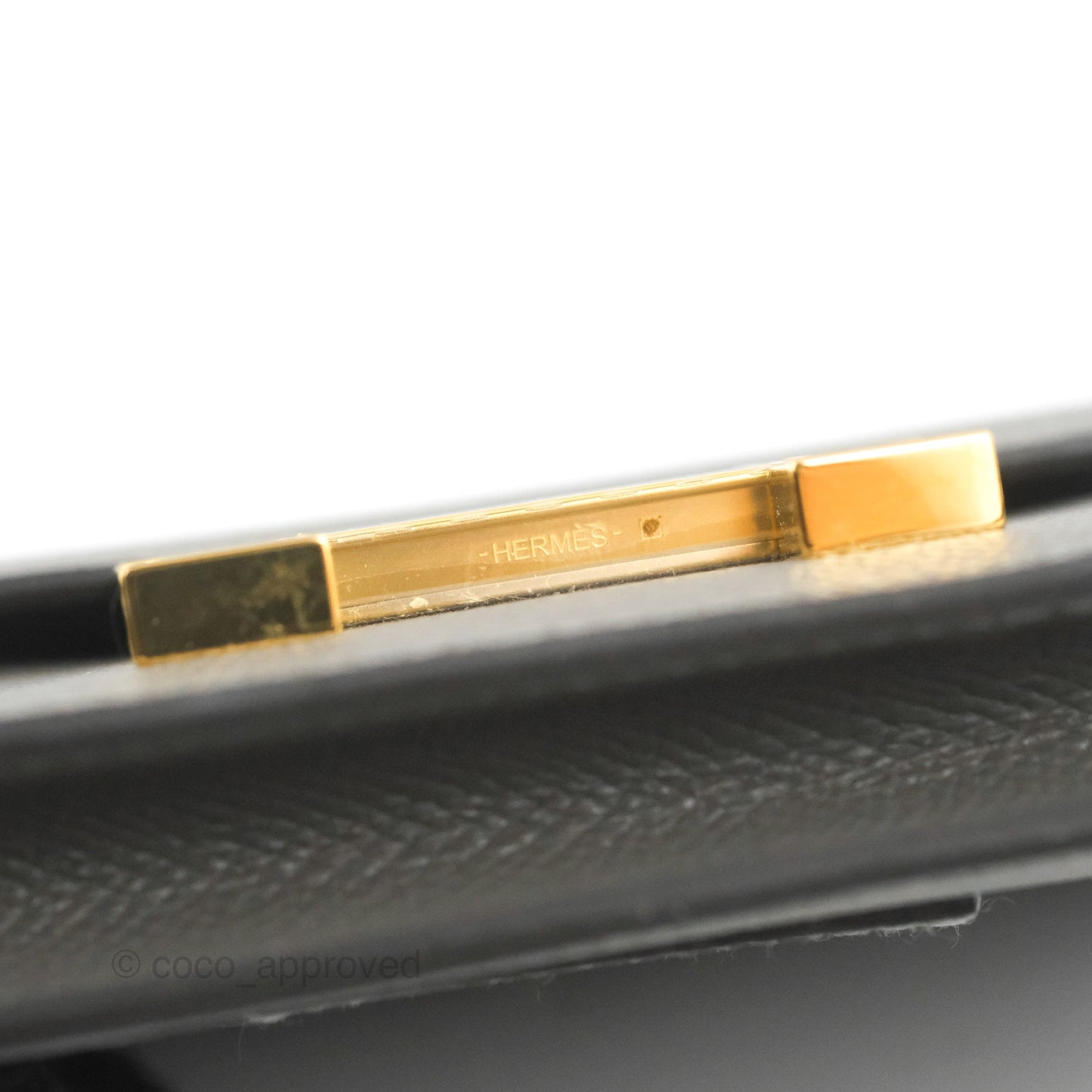Hermès Constance Slim Wallet Gris Meyer Epsom Gold Hardware