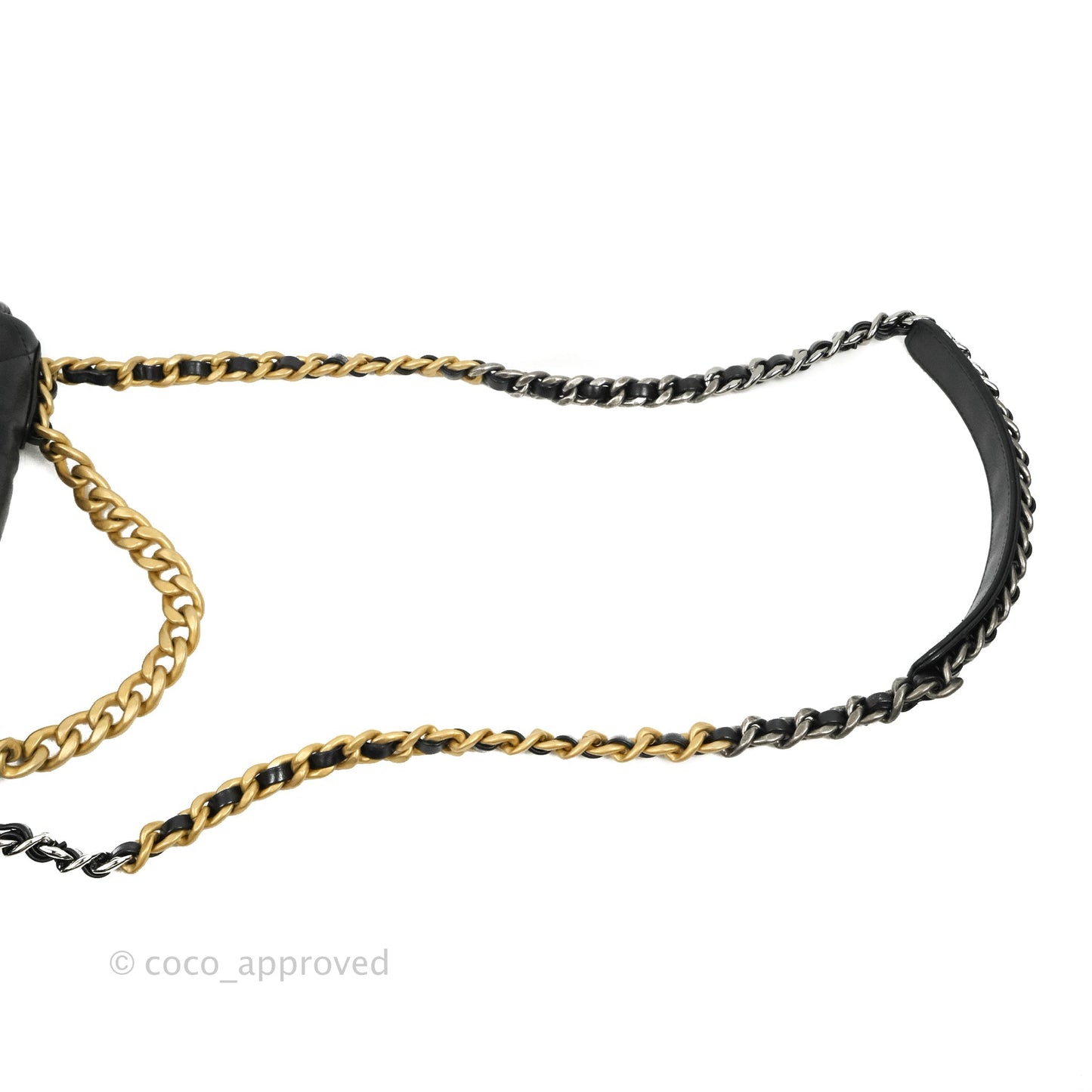 Chanel 19 Small Black Goatskin Mixed Hardware 20S