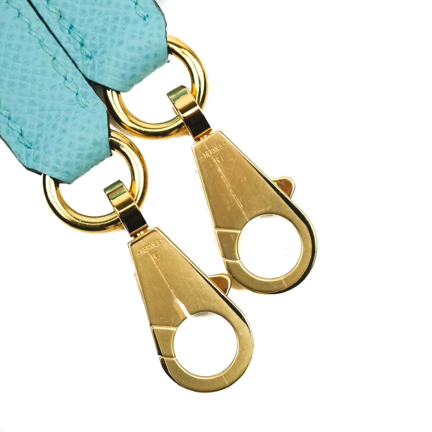Hermès Sellier Kelly 28 Veau Epsom Bleu Atoll Gold Hardware