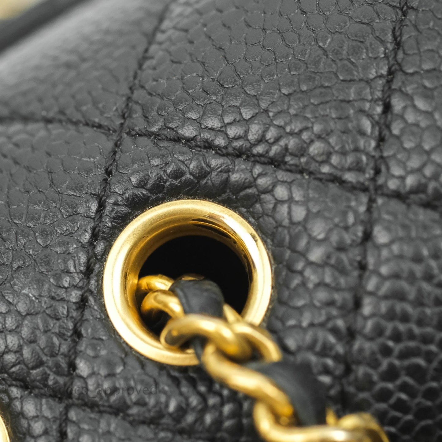 Chanel Quilted Small CC Filigree Flap Black Caviar