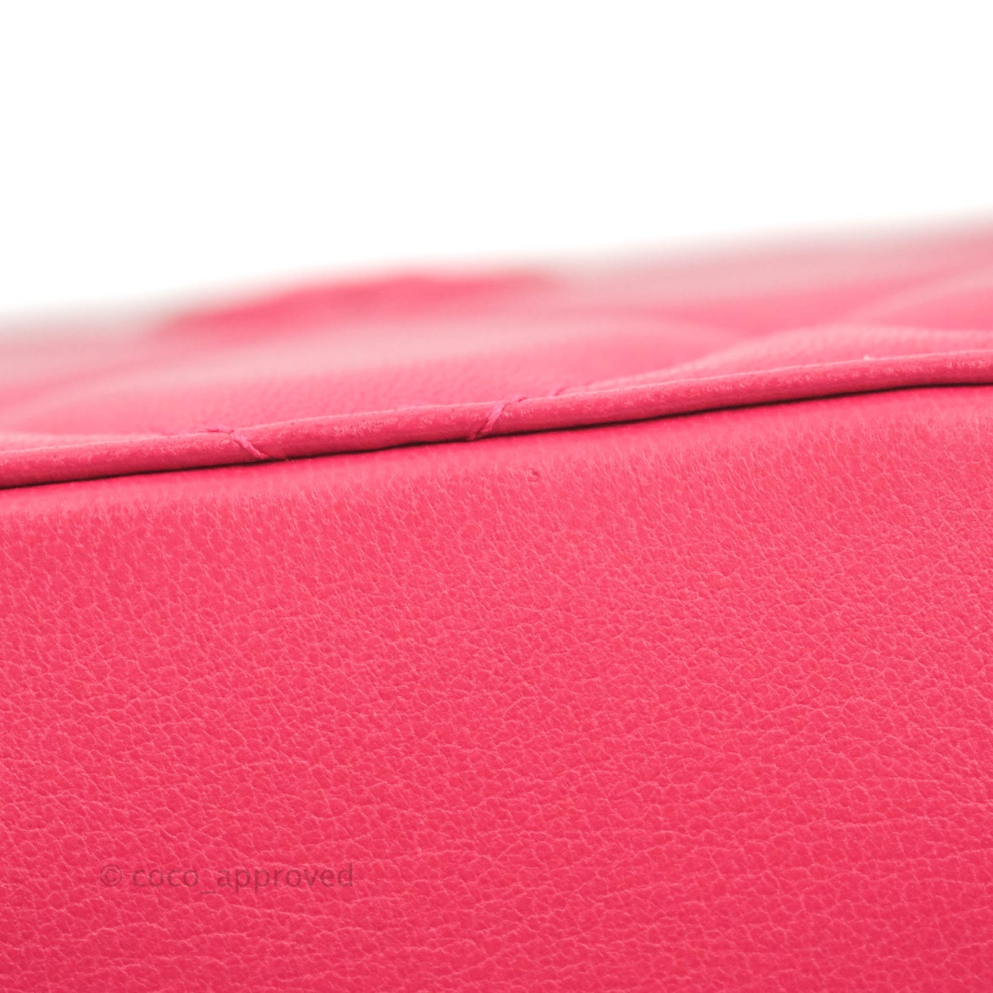 Chanel Mini Quilted Camera Case Pink Lambskin Silver Hardware