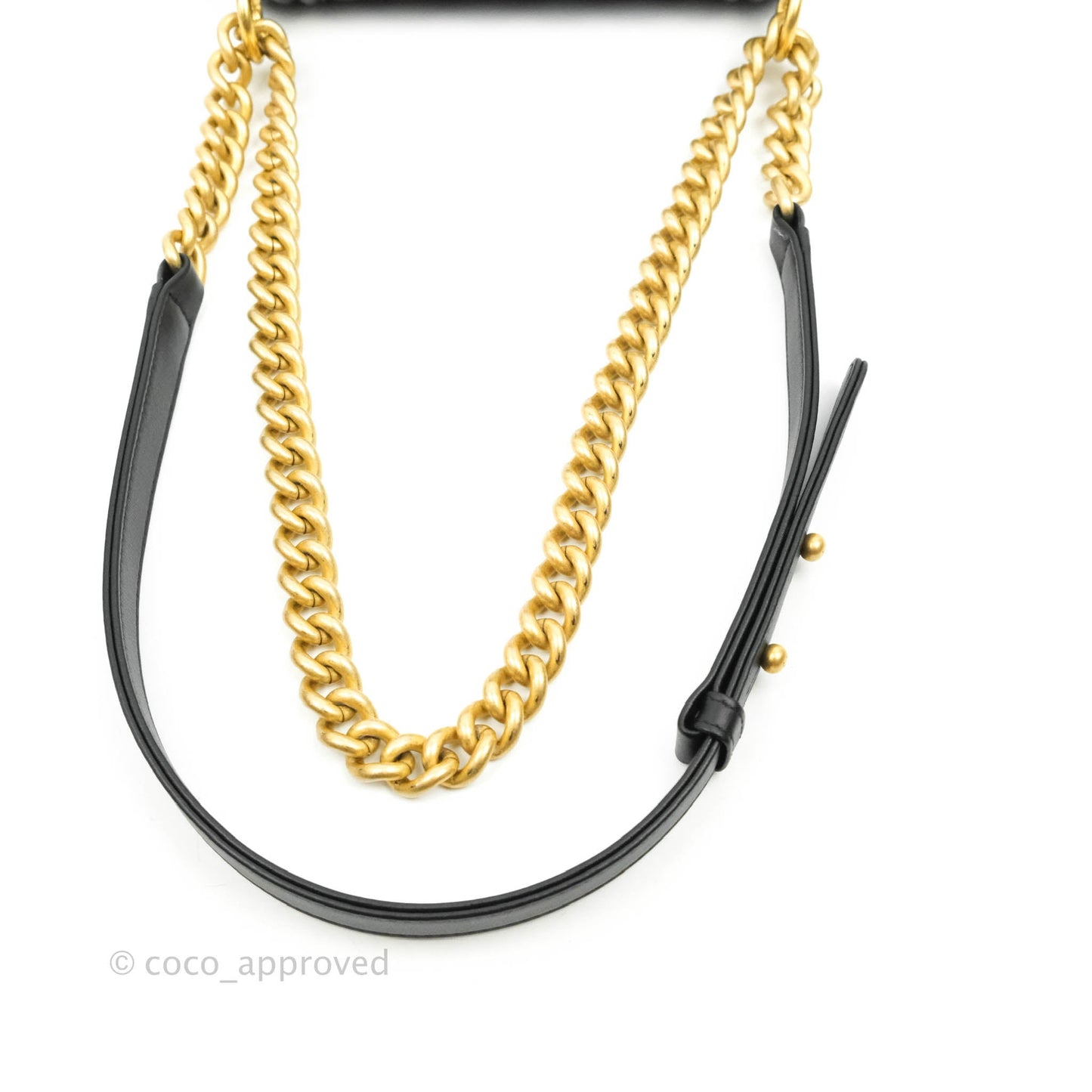 Chanel Boy Quilted Small Black Calfskin Aged Gold Hardware