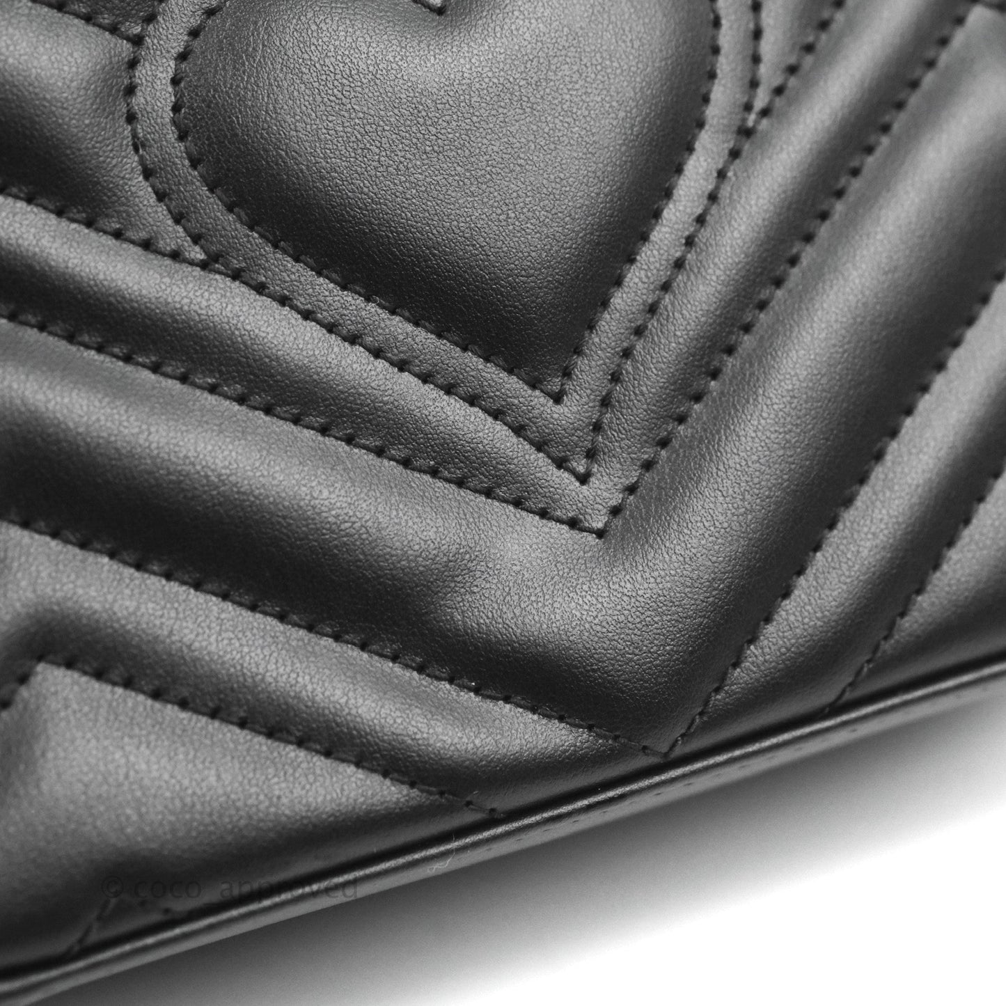 Gucci Mini GG Marmont Top Handle Bag Black