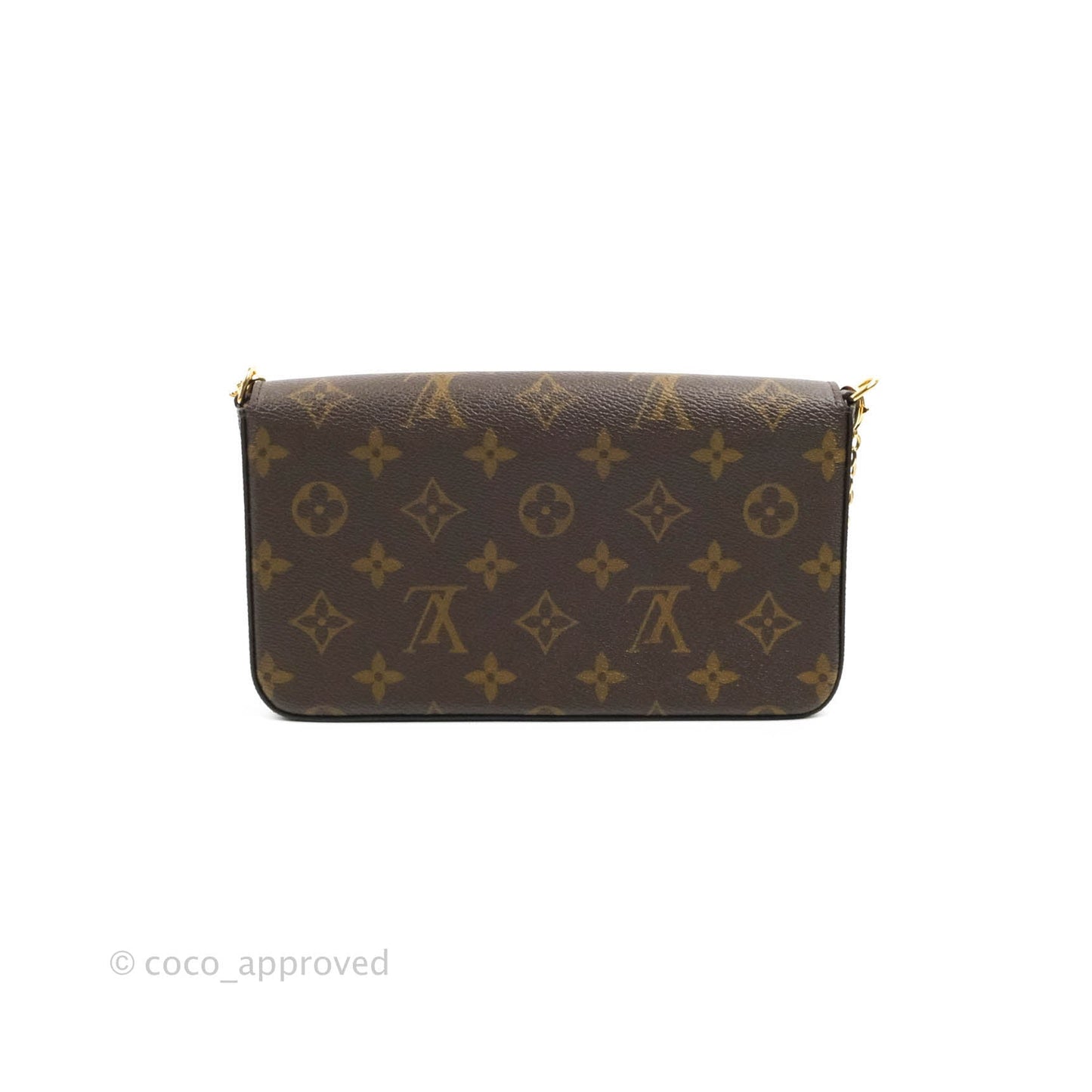 Louis Vuitton Félicie Pochette Monogram Canvas Fuchsia Pink