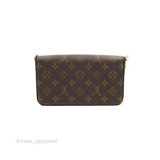 Louis Vuitton Félicie Pochette Monogram Canvas Fuchsia Pink