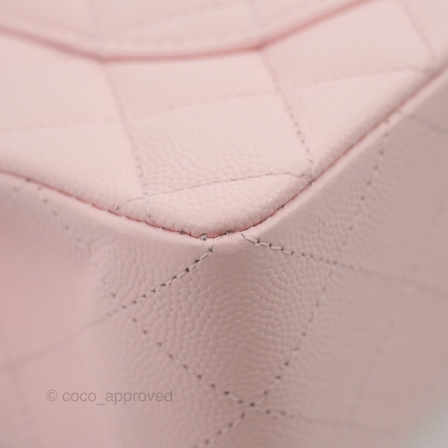 Chanel Small S/M Classic Quilted Flap Pink Caviar Gold Hardware 22S