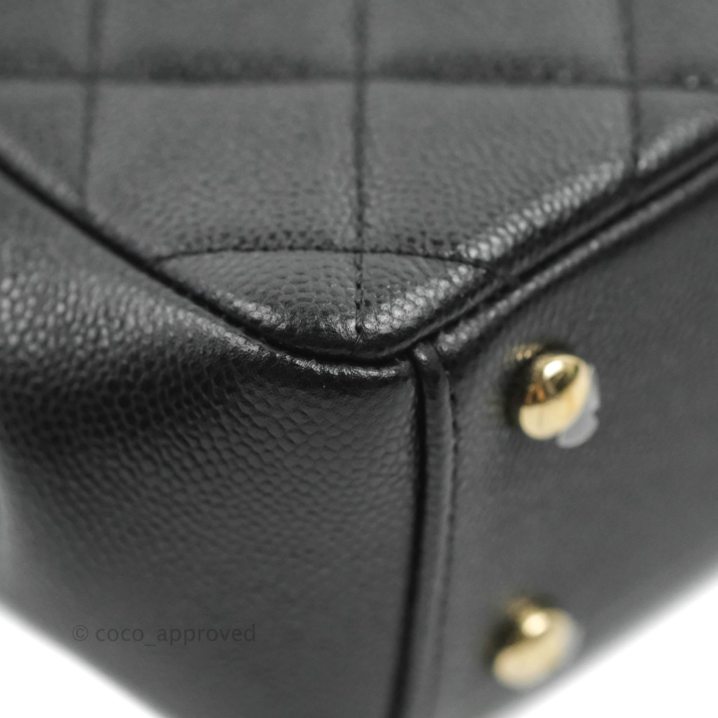 Chanel Quilted Small Business Affinity Flap Black Caviar Gold Hardware