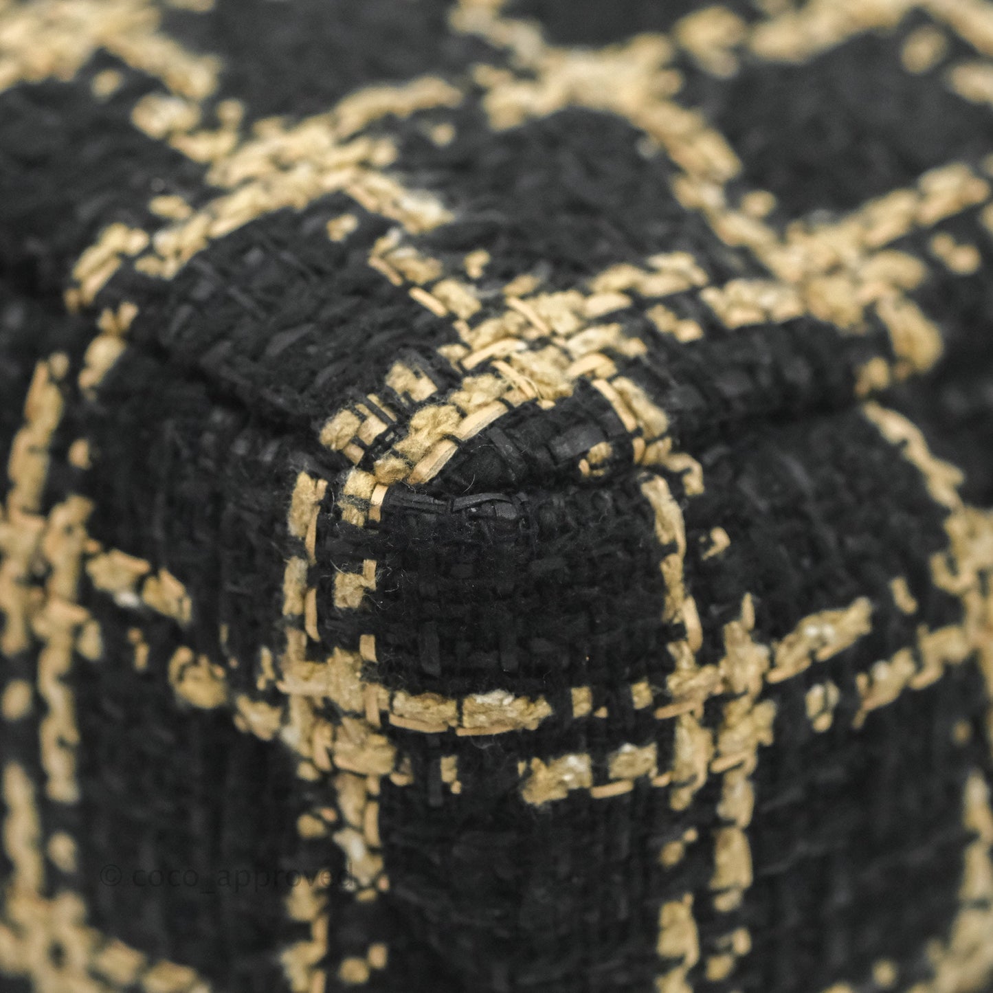 Chanel 19 Small Tweed Black Beige Mixed Hardware