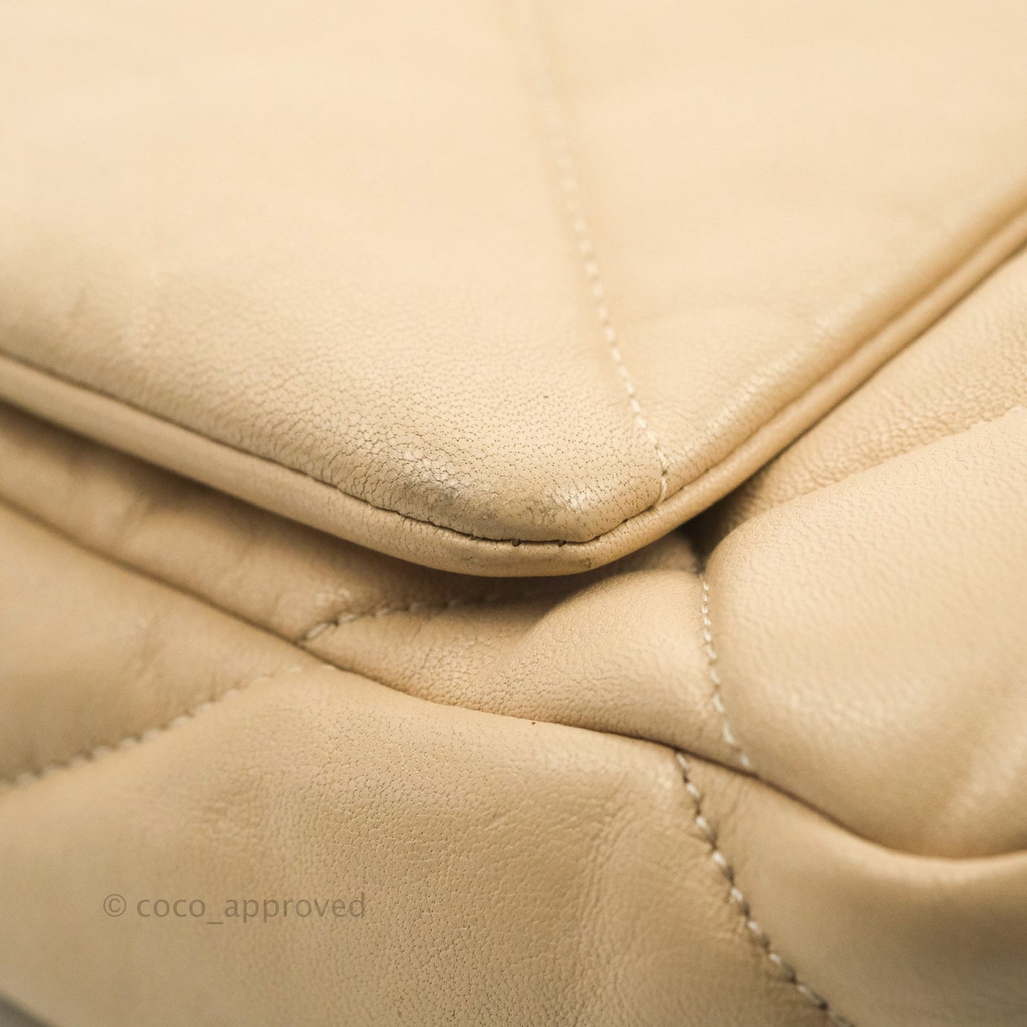 Chanel 19 Small Beige Mixed Hardware