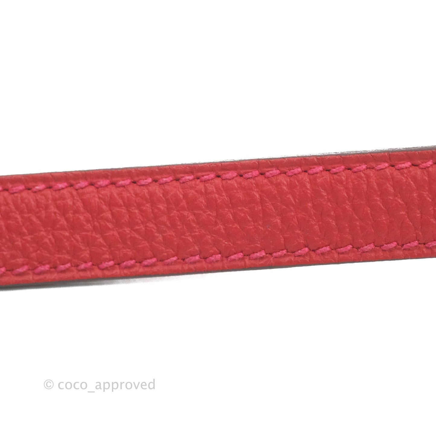 Hermès Retourne Taurillon Kelly 28 Rouge Pivoine Clemence Gold Hardware