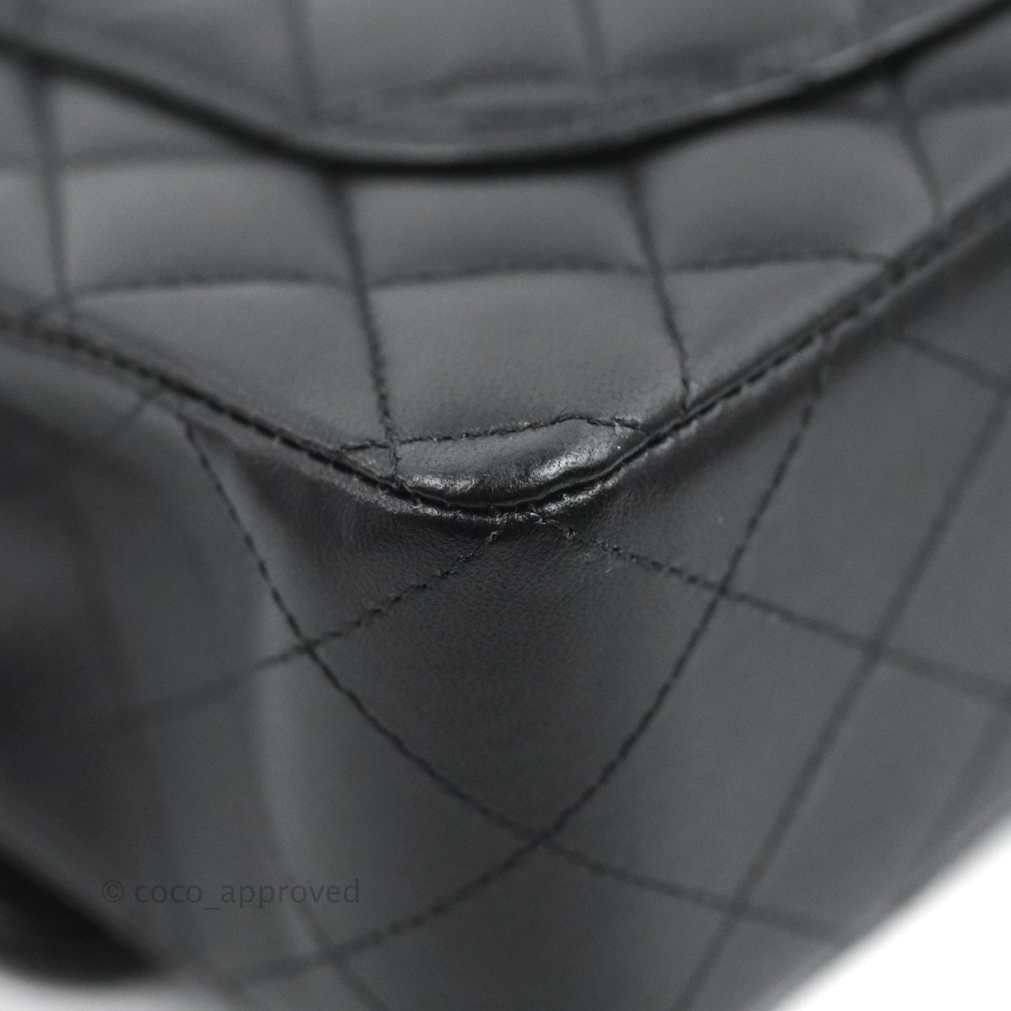 Chanel Small Classic Quilted Flap Black Lambskin Gold Hardware