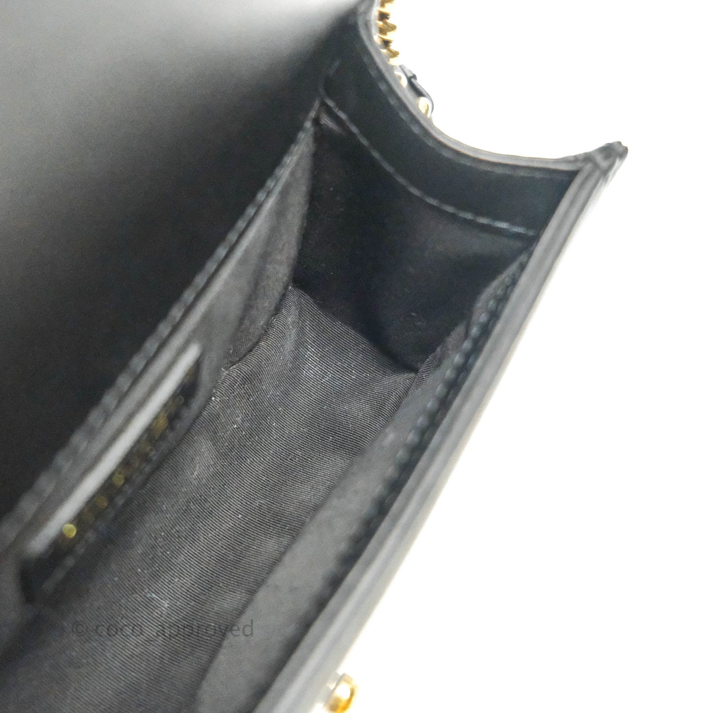 Chanel Small Boy Black Calfskin Aged Gold Hardware