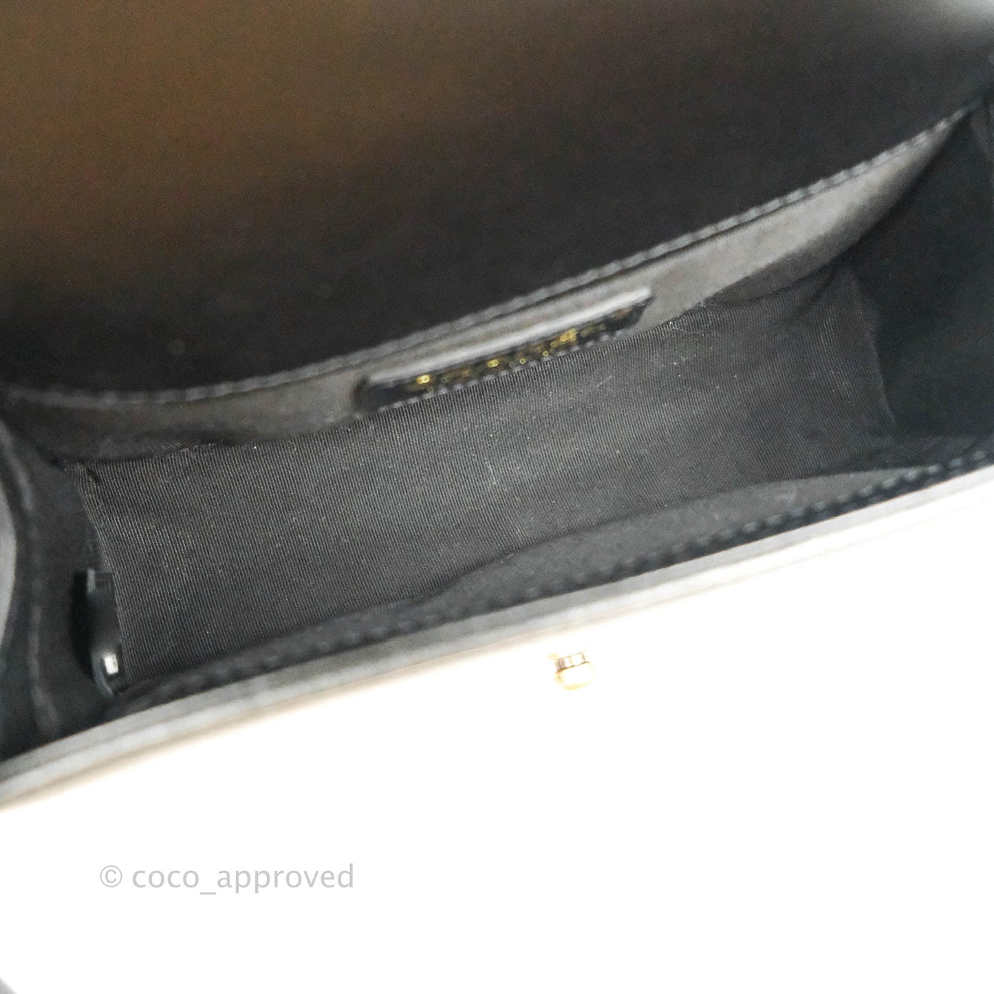 Chanel Small Boy Black Calfskin Aged Gold Hardware