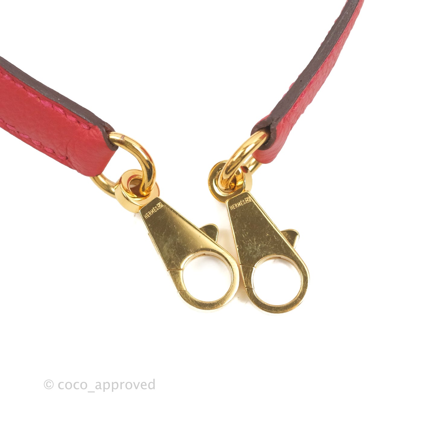 Hermès Retourne Taurillon Kelly 28 Rouge Pivoine Clemence Gold Hardware