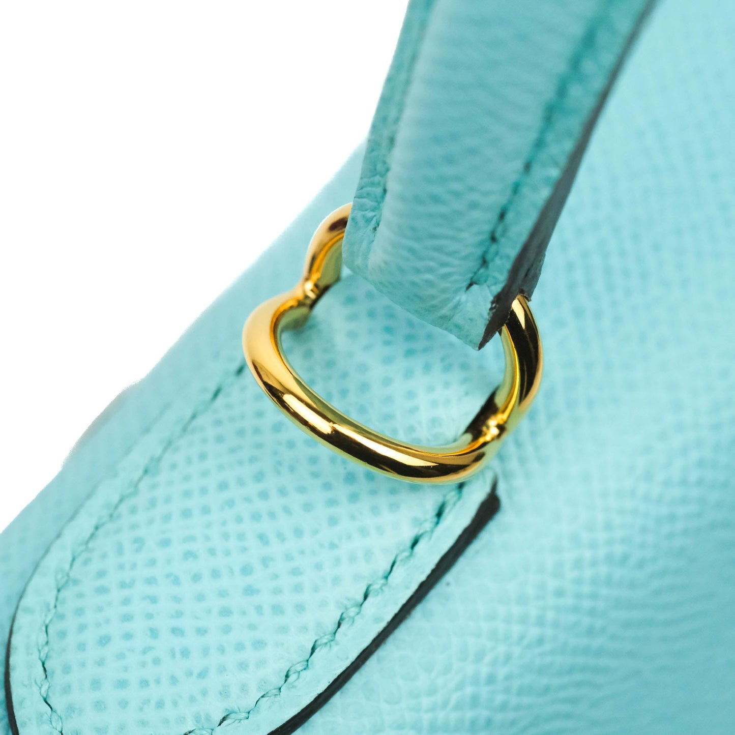 Hermès Sellier Kelly 28 Veau Epsom Bleu Atoll Gold Hardware