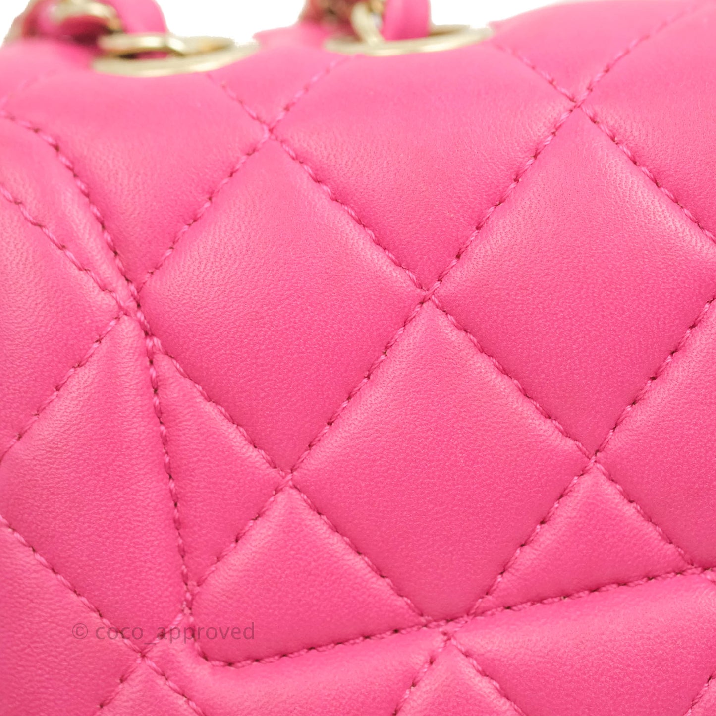 Chanel Quilted Small Flap Pink Lambskin Matte Gold Hardware