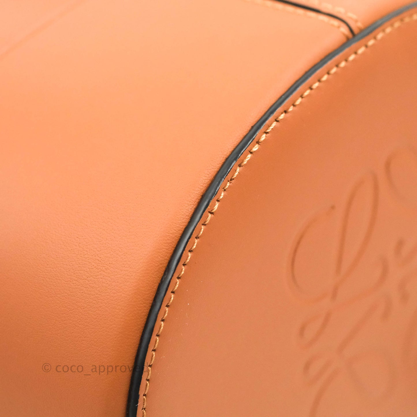 Loewe Small Balloon Bucket Bag Tan Calfskin