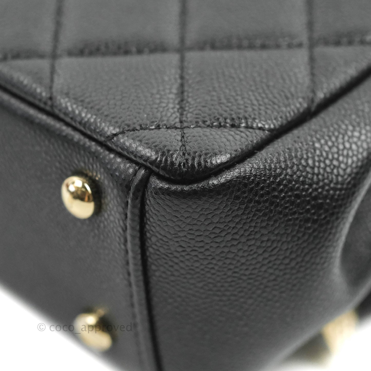Chanel Quilted Small Business Affinity Flap Black Caviar Gold Hardware