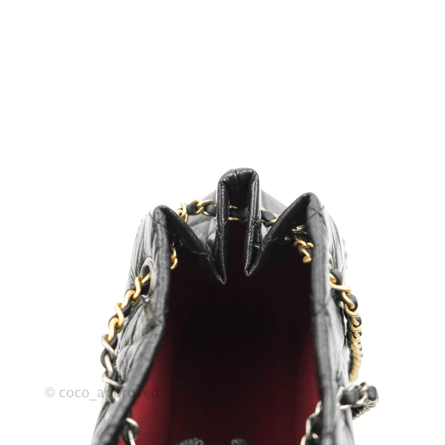 Chanel Small Gabrielle Backpack Black Aged Calfskin