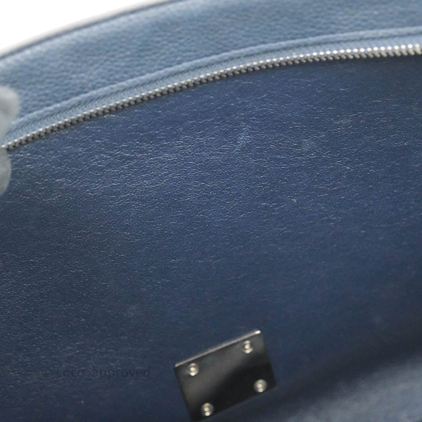 Celine Small Sleek Trapeze Navy Calfskin