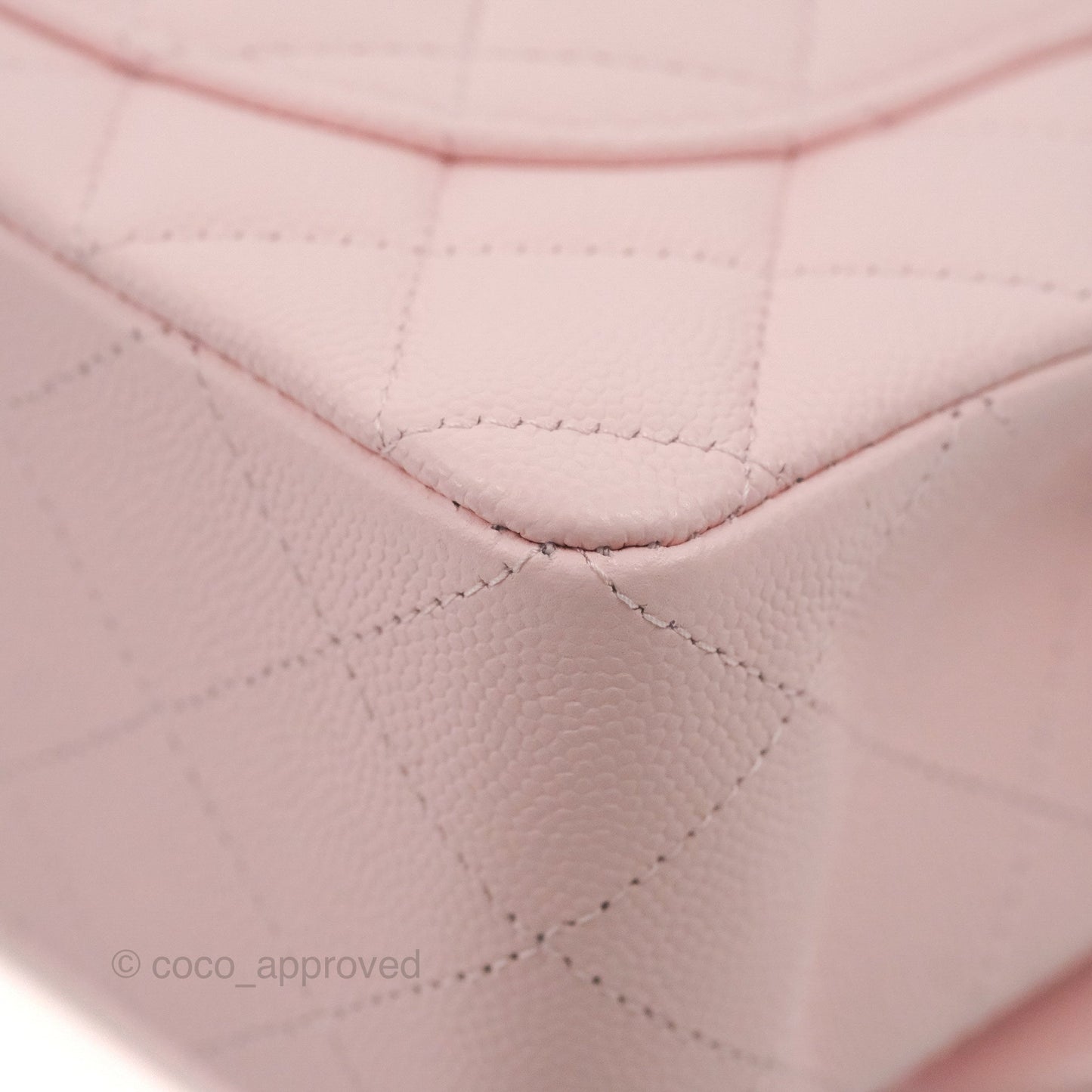 Chanel Small S/M Classic Quilted Flap Pink Caviar Gold Hardware 22S