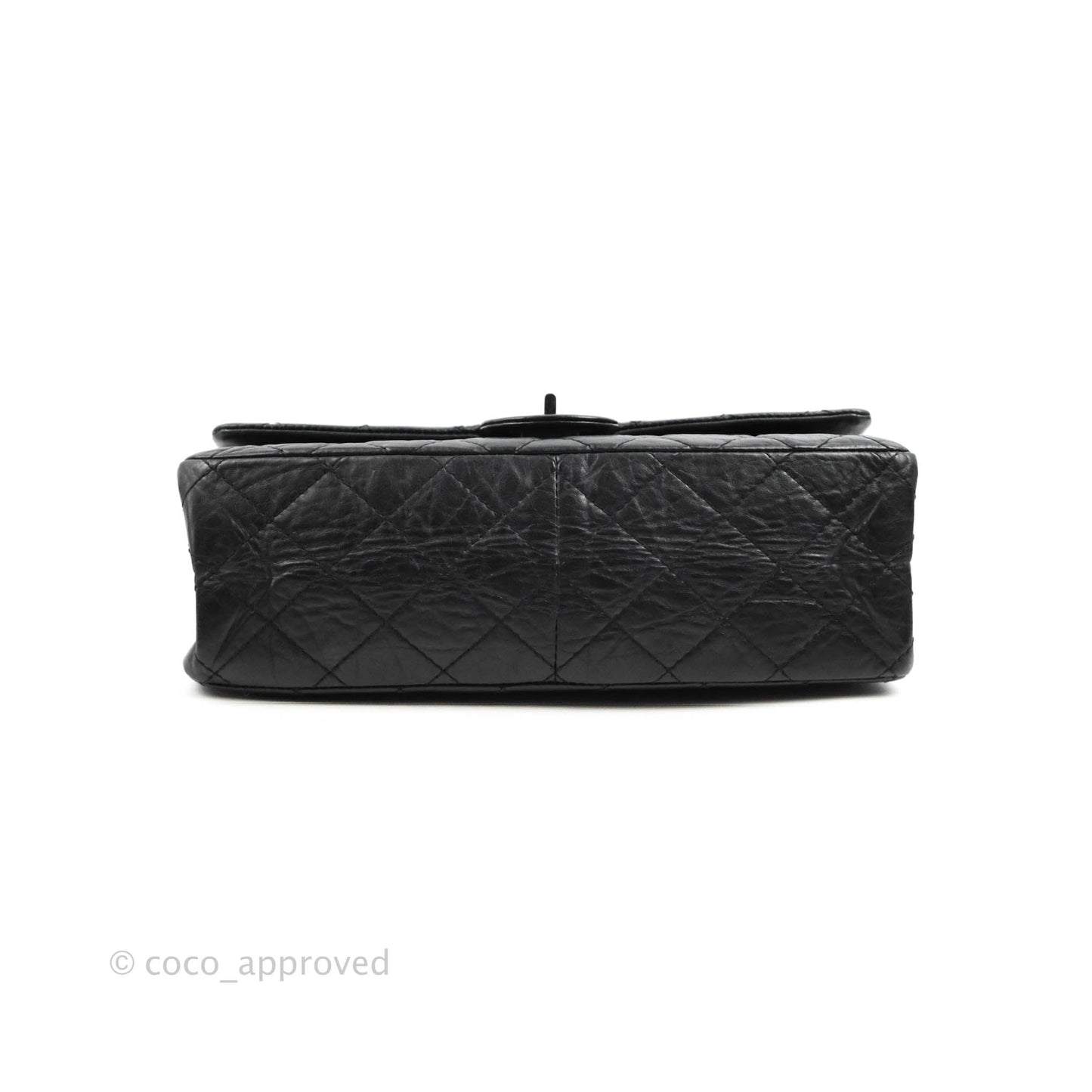 Chanel Reissue 226 Quilted Flap Black Aged Calfskin Ruthenium Hardware