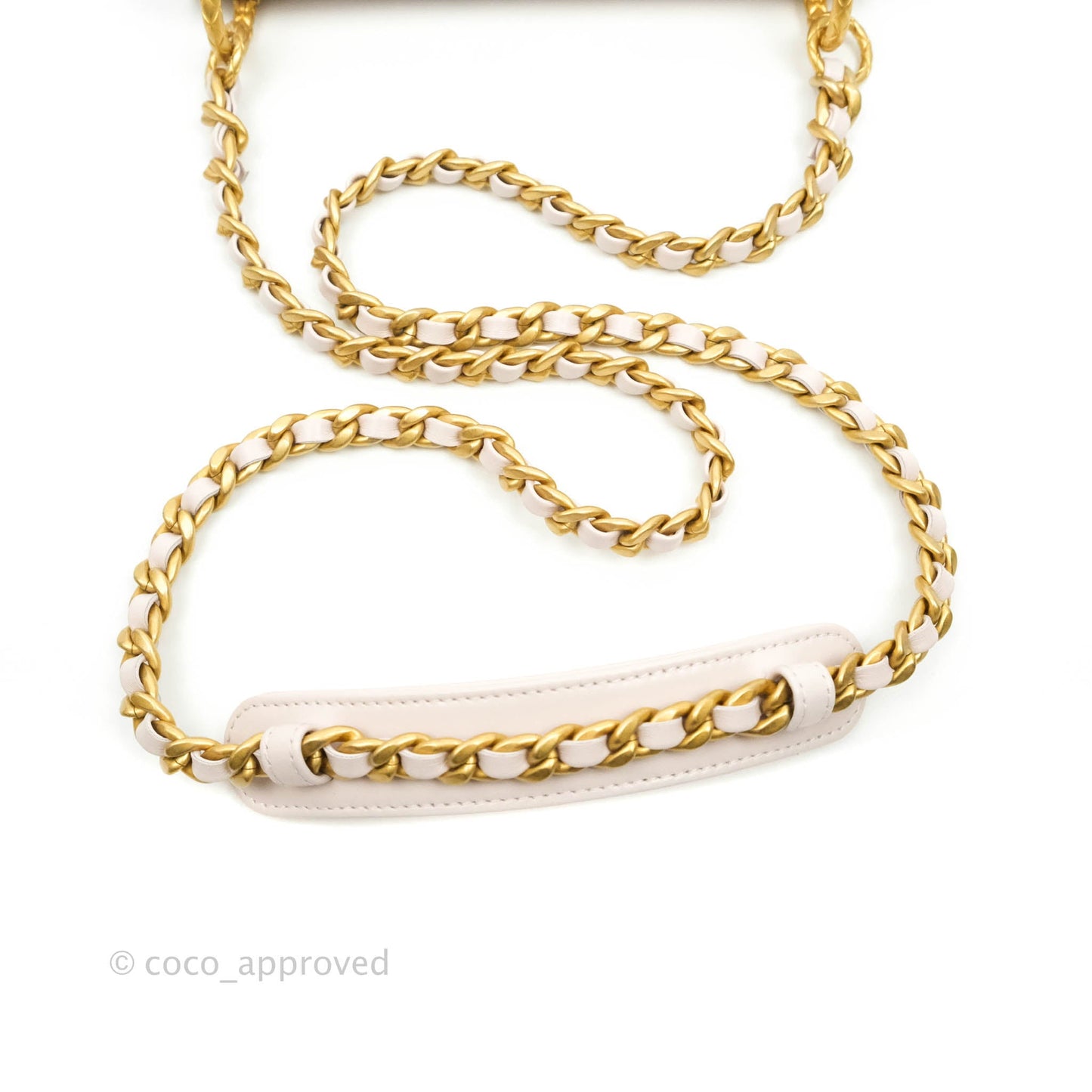 Chanel Mini Flap Light Lilac Glazed Calfskin Aged Gold Hardware