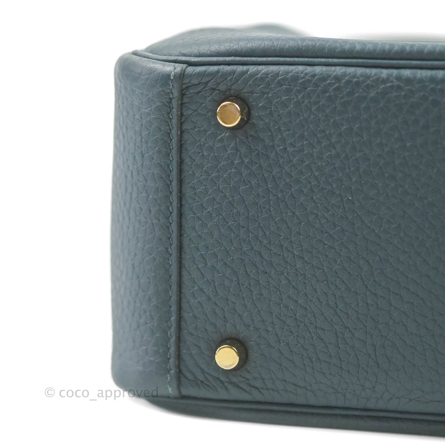 Hermès Mini Lindy 20 Vert Cypres Clemence Gold Hardware