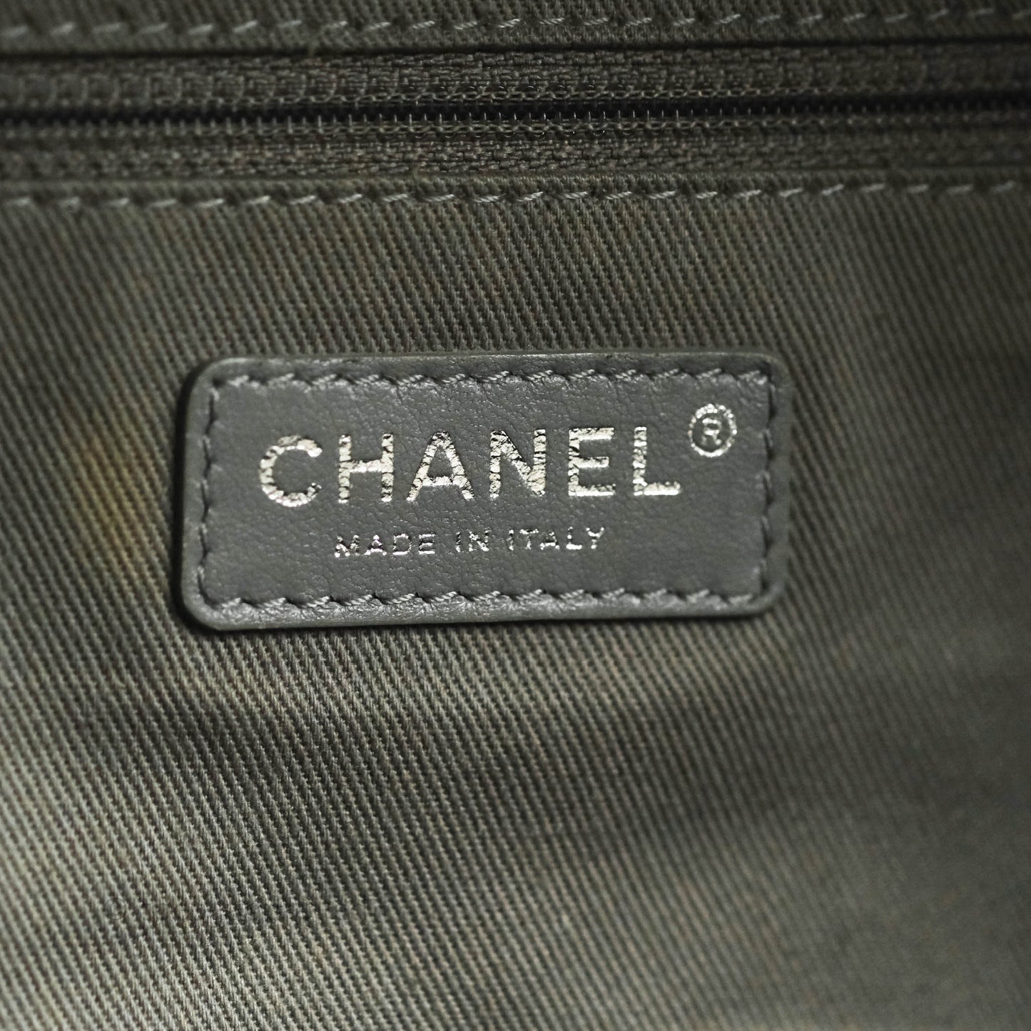 Chanel Medium Graffiti Printed Canvas Backpack Beige