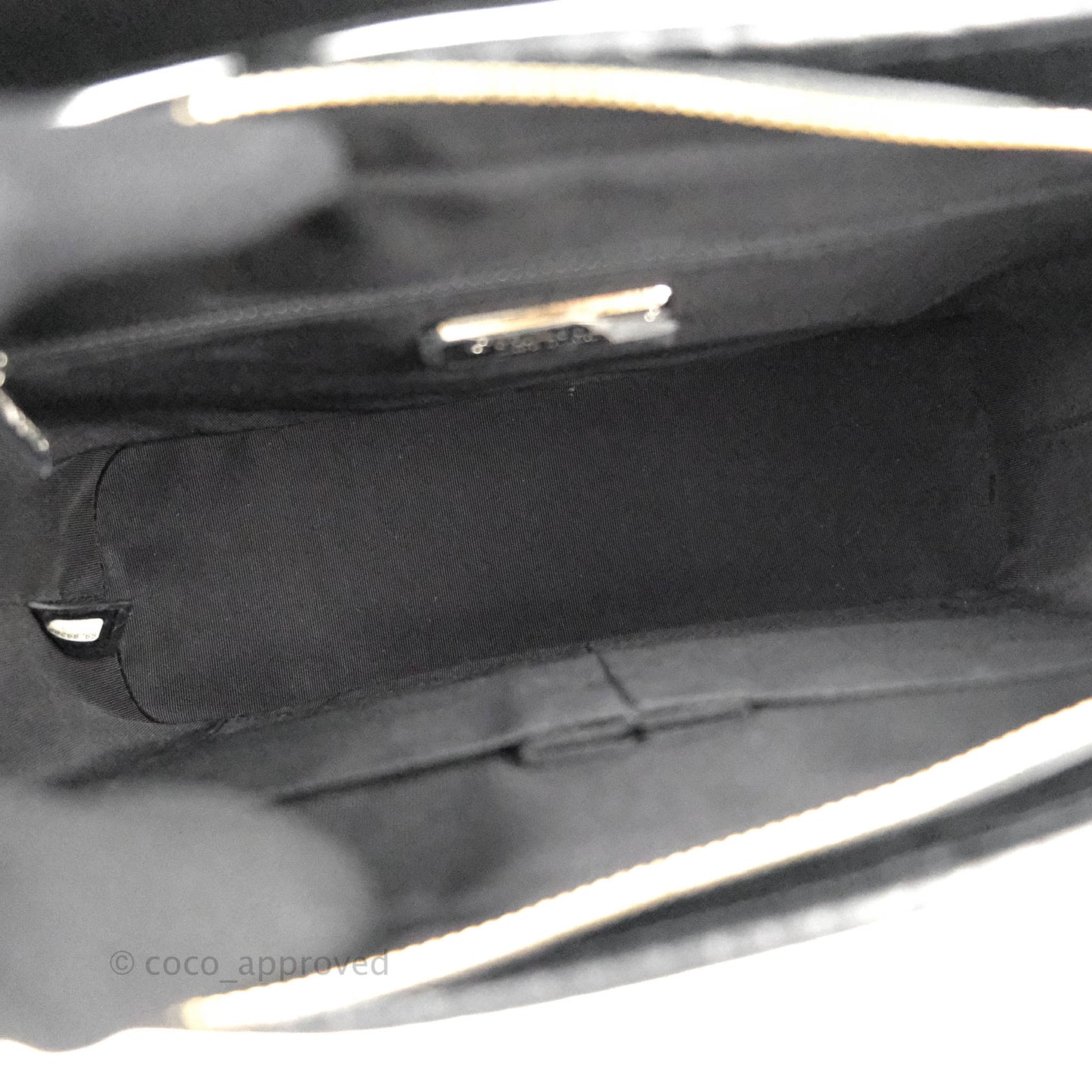 Chanel Large Gabrielle Hobo Crocodile Embossed Black Calfskin