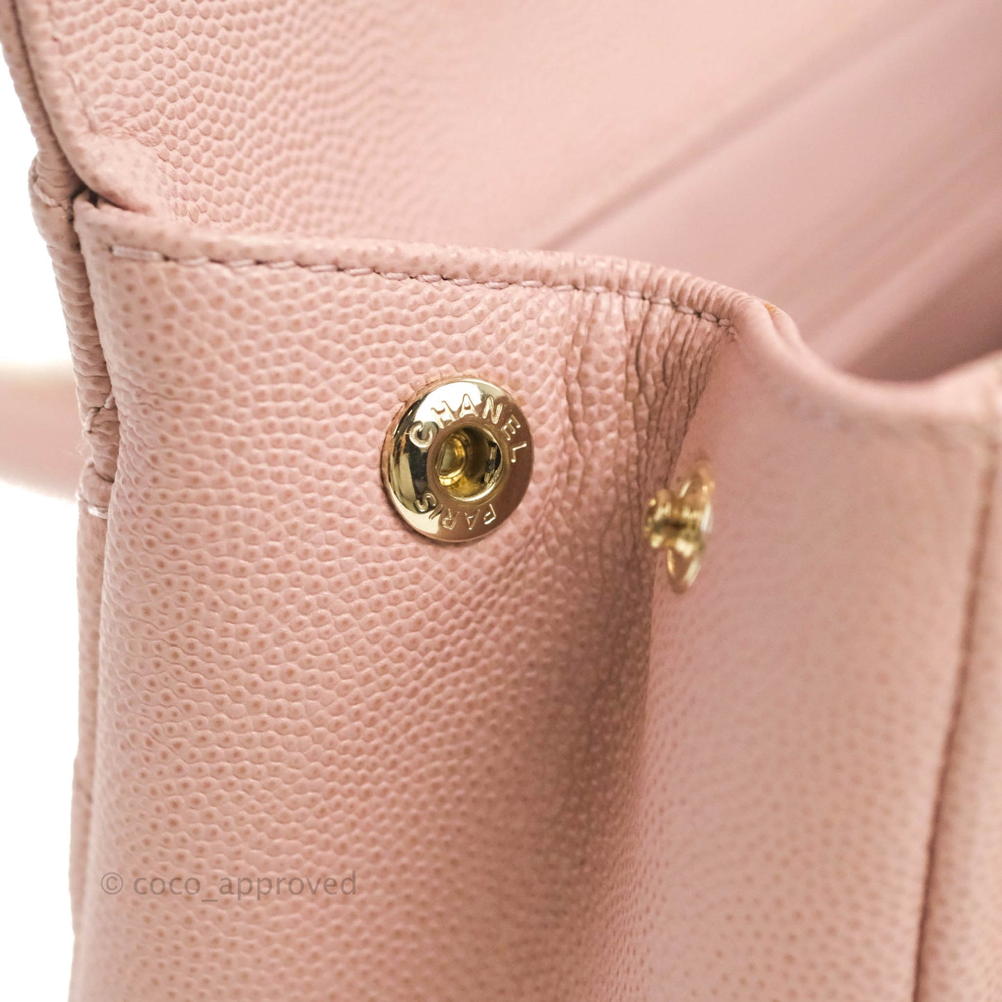 Chanel Quilted Small Business Affinity Flap Pink Caviar Gold Hardware