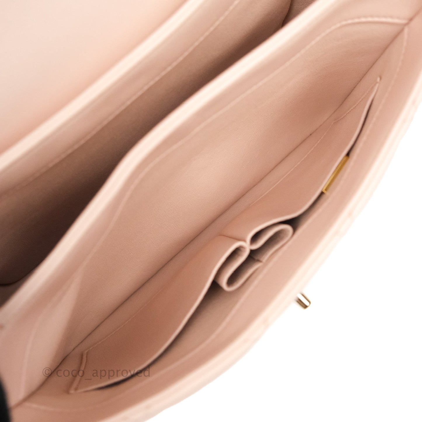 Chanel Small Trendy CC Light Pink Lambskin Gold Hardware