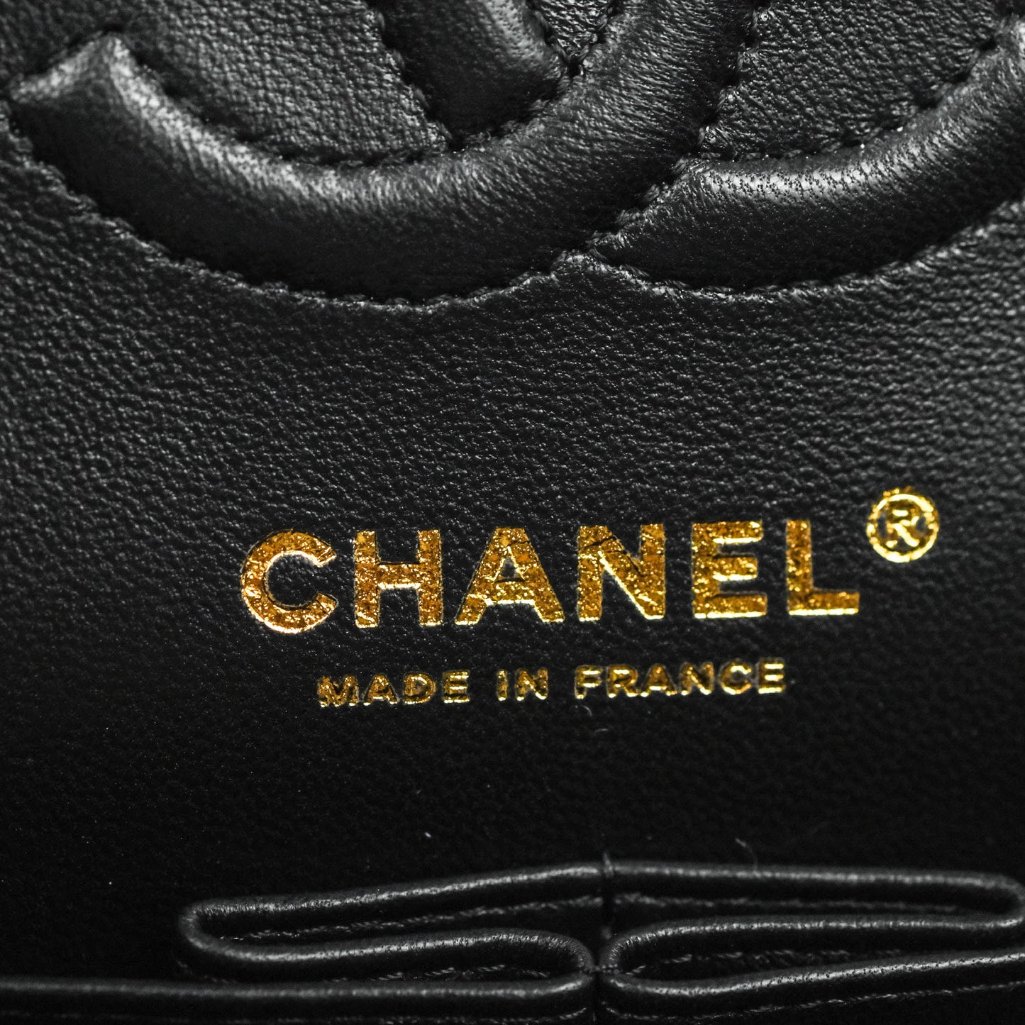Chanel Classic Small S/M Flap Black Lambskin Rose Pink-Gold Hardware