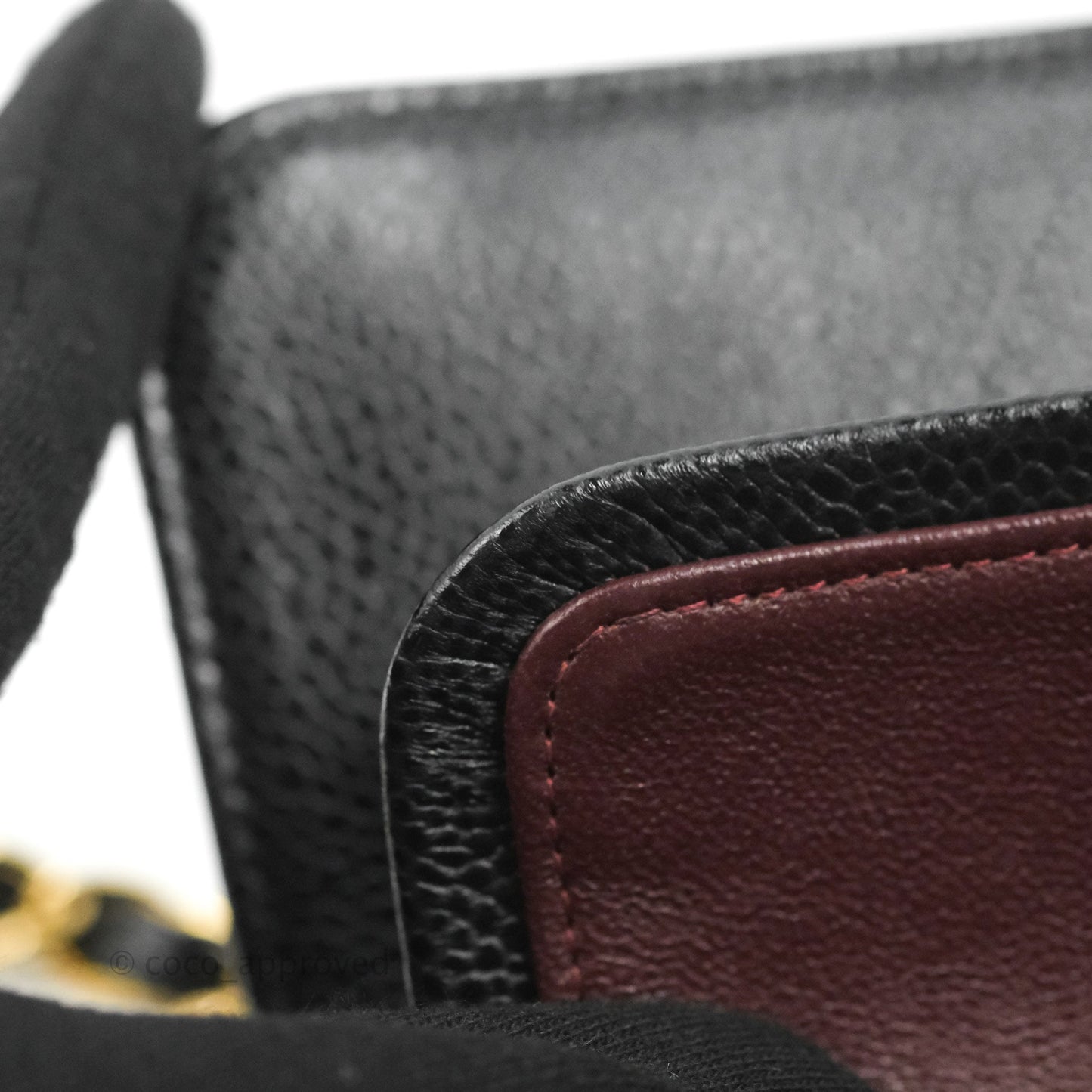 Chanel S/M Small Classic Quilted Flap Black Caviar Gold Hardware
