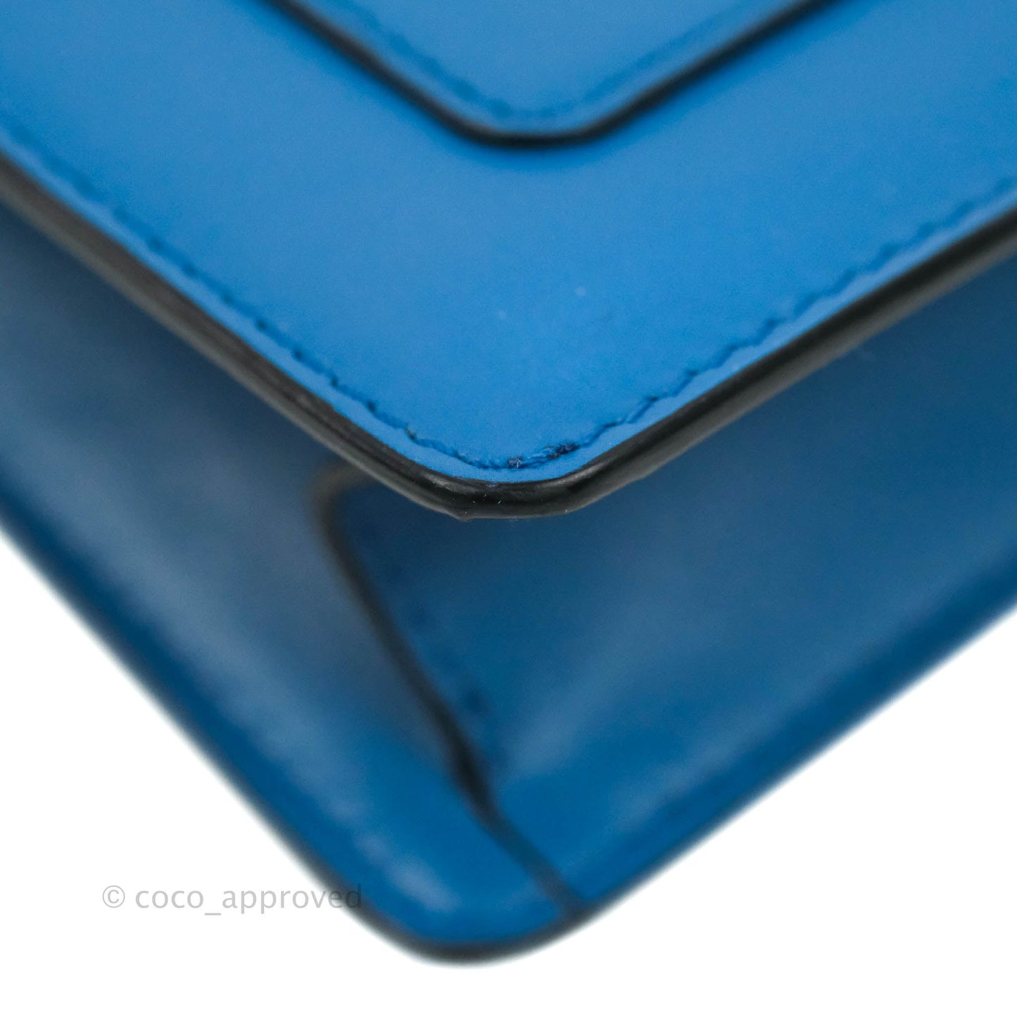 Bvlgari Serpenti Forever Mini Bag in Blue Gold Hardware
