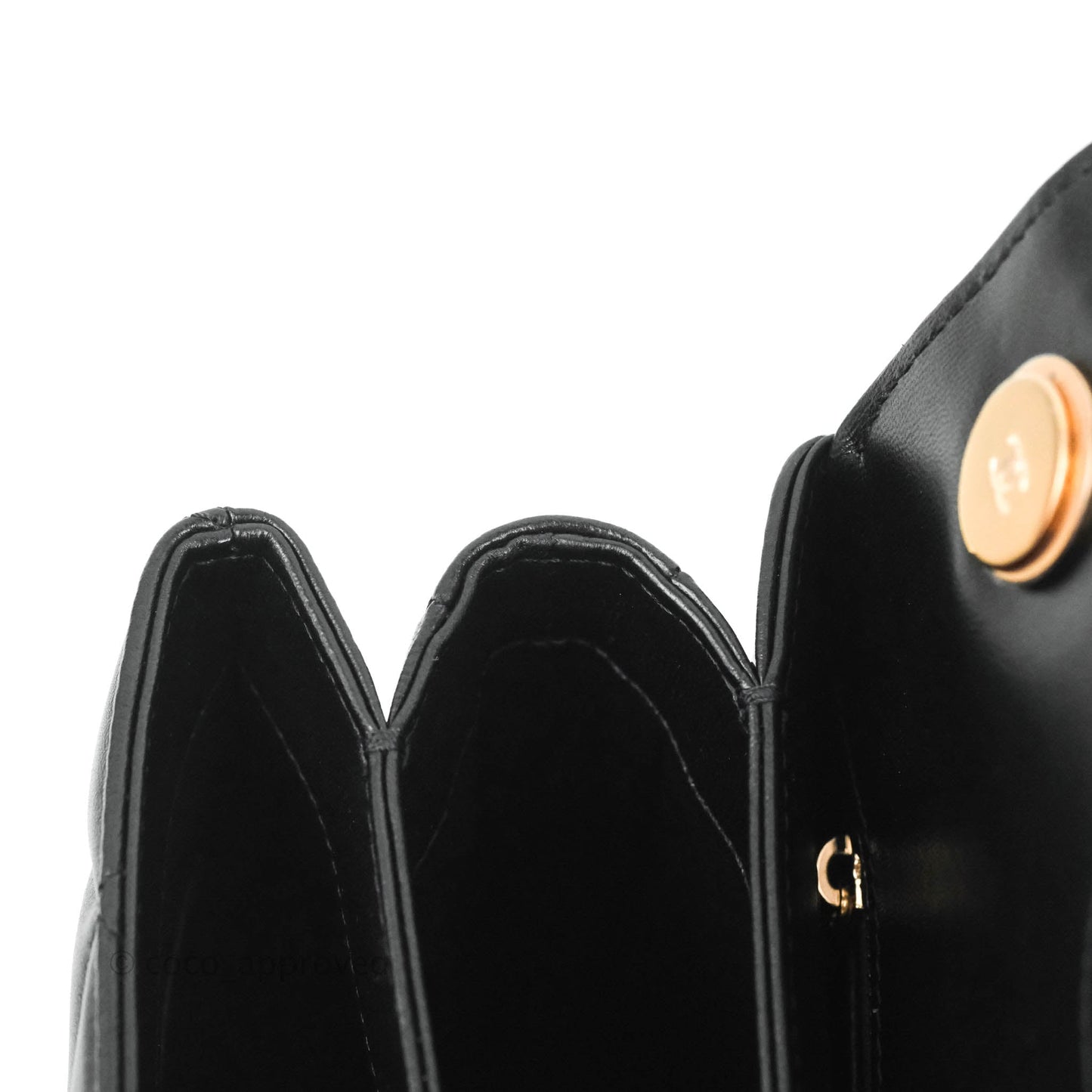Chanel Trendy CC Small Black Lambskin Rose Gold Hardware