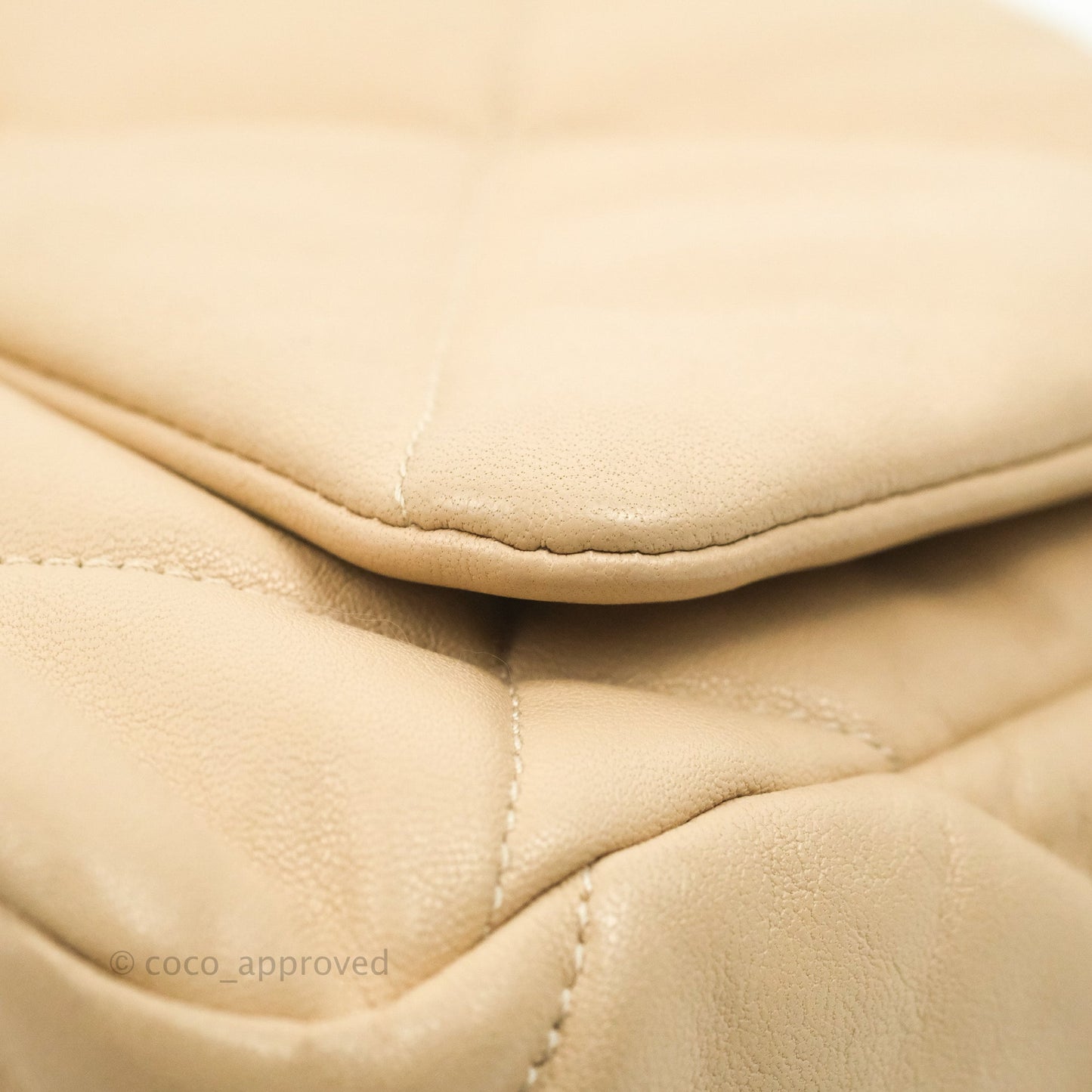 Chanel 19 Small Beige Mixed Hardware