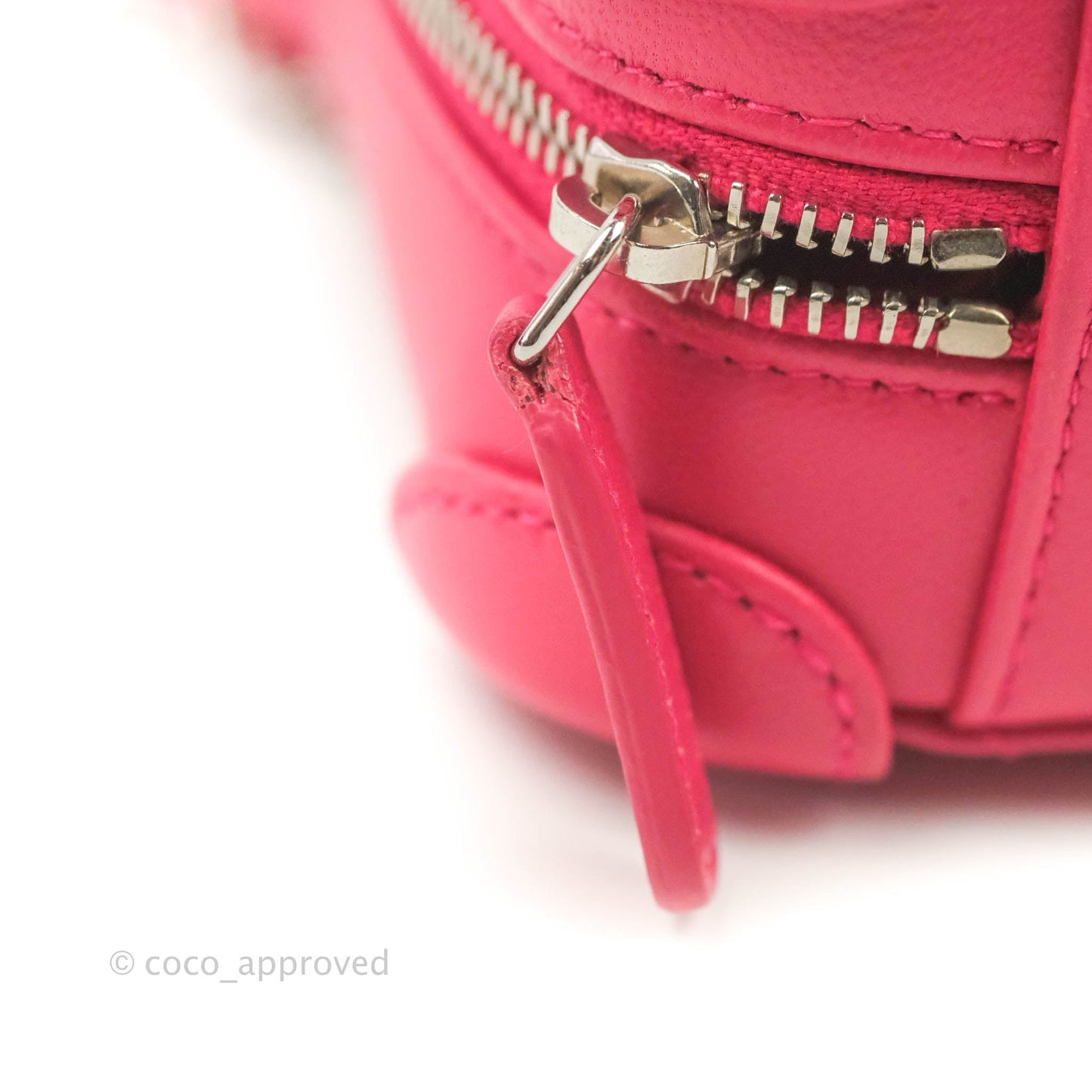 Chanel Mini Quilted Camera Case Pink Lambskin Silver Hardware