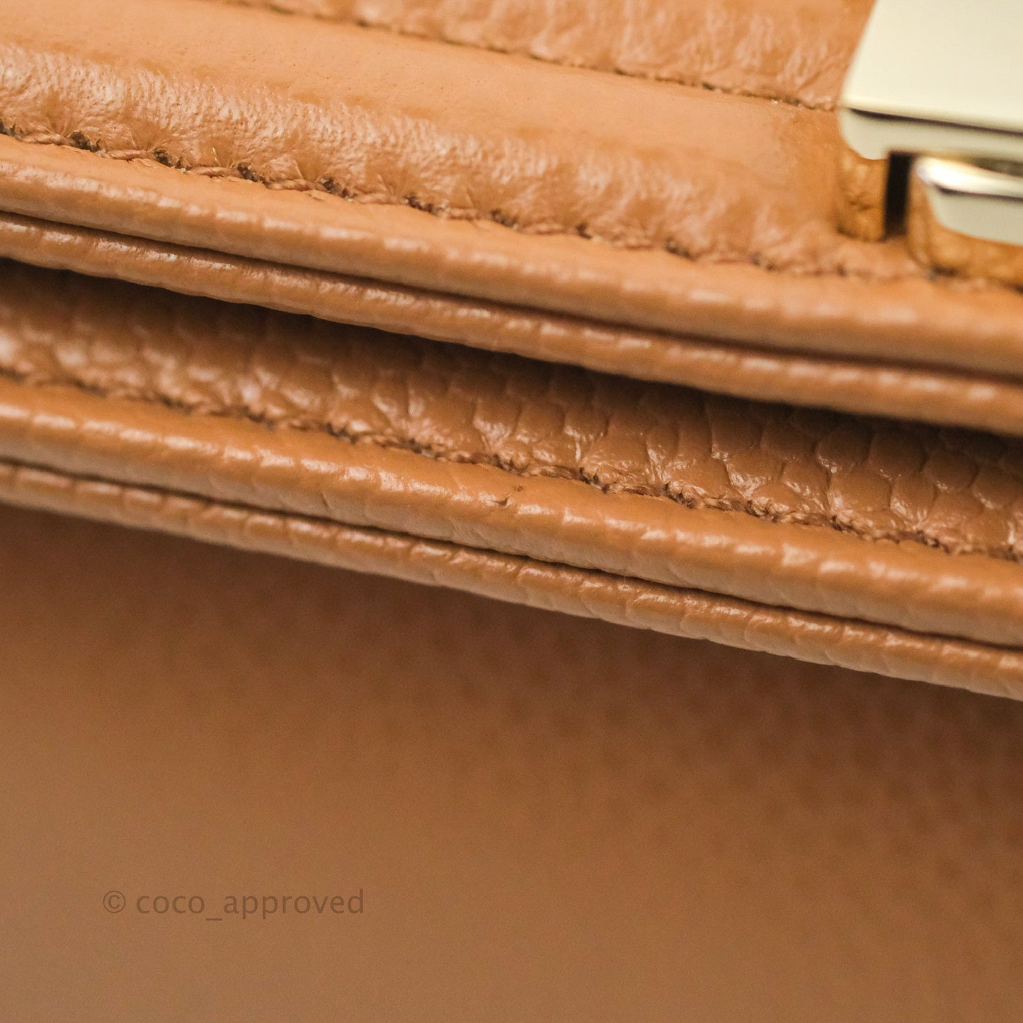 Chanel Quilted Medium Boy Caramel Caviar Gold Hardware