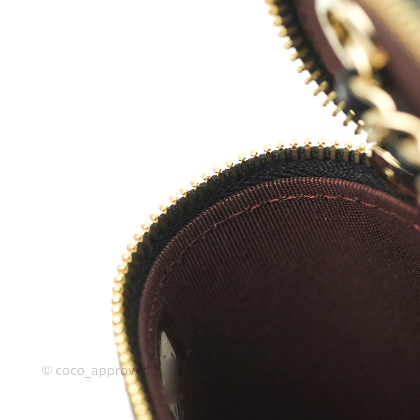 Chanel Classic Mini Vanity With Chain Black Lambskin Gold Hardware