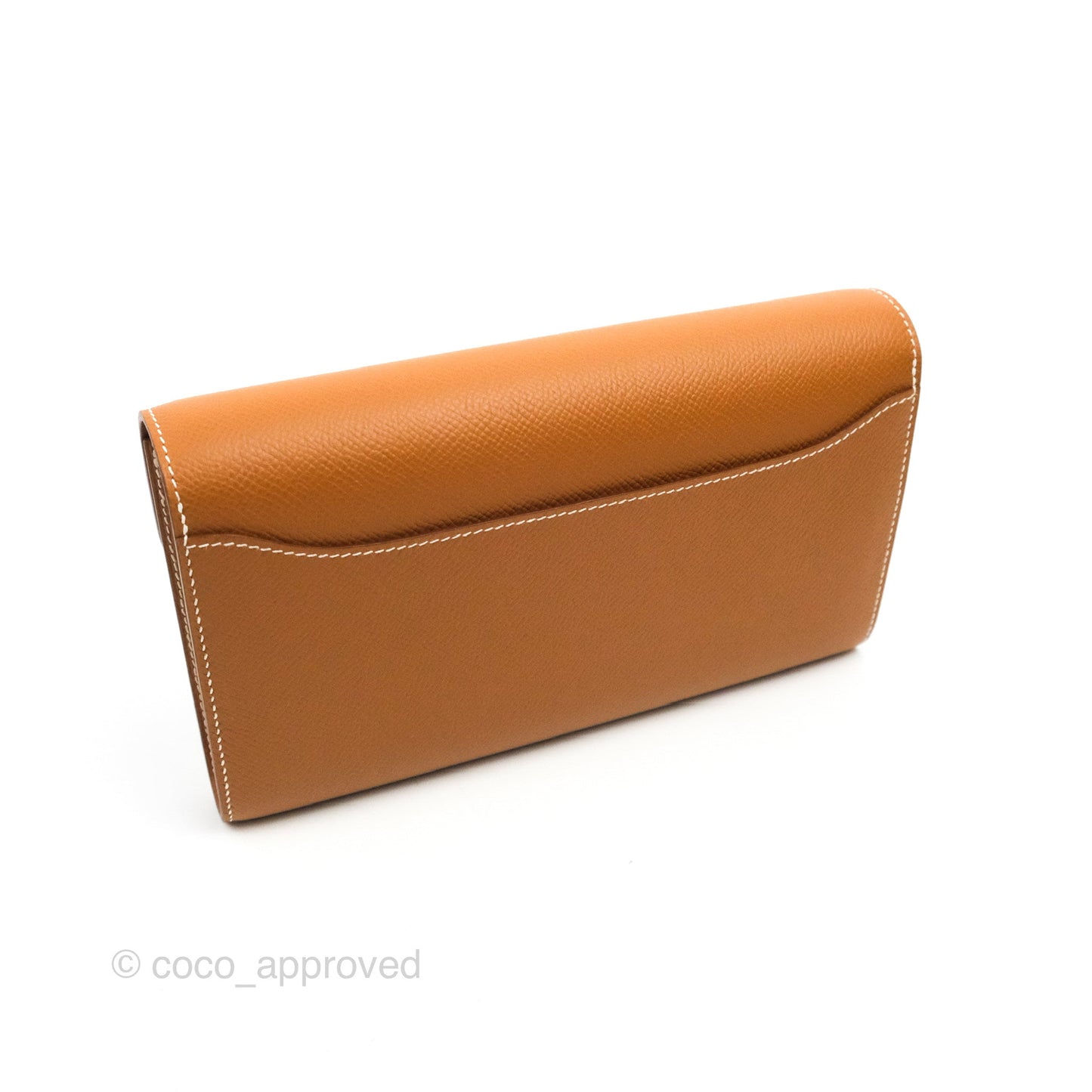 Hermès Constance Long To Go Wallet Gold Epsom Palladium Hardware