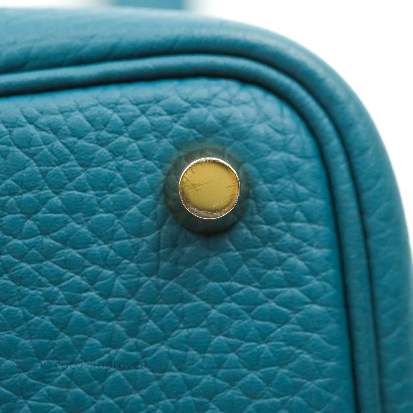 Hermès Clemence Picotin Lock 18 Vert Bosphore Gold Hardware
