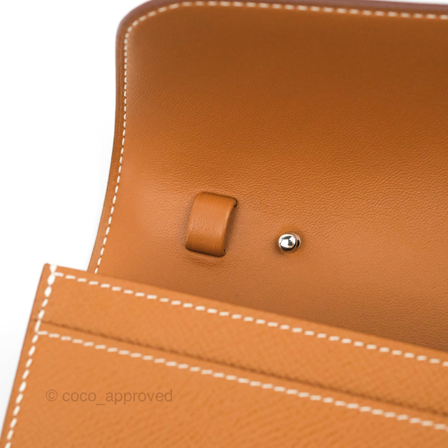 Hermès Constance Long To Go Wallet Gold Epsom Palladium Hardware