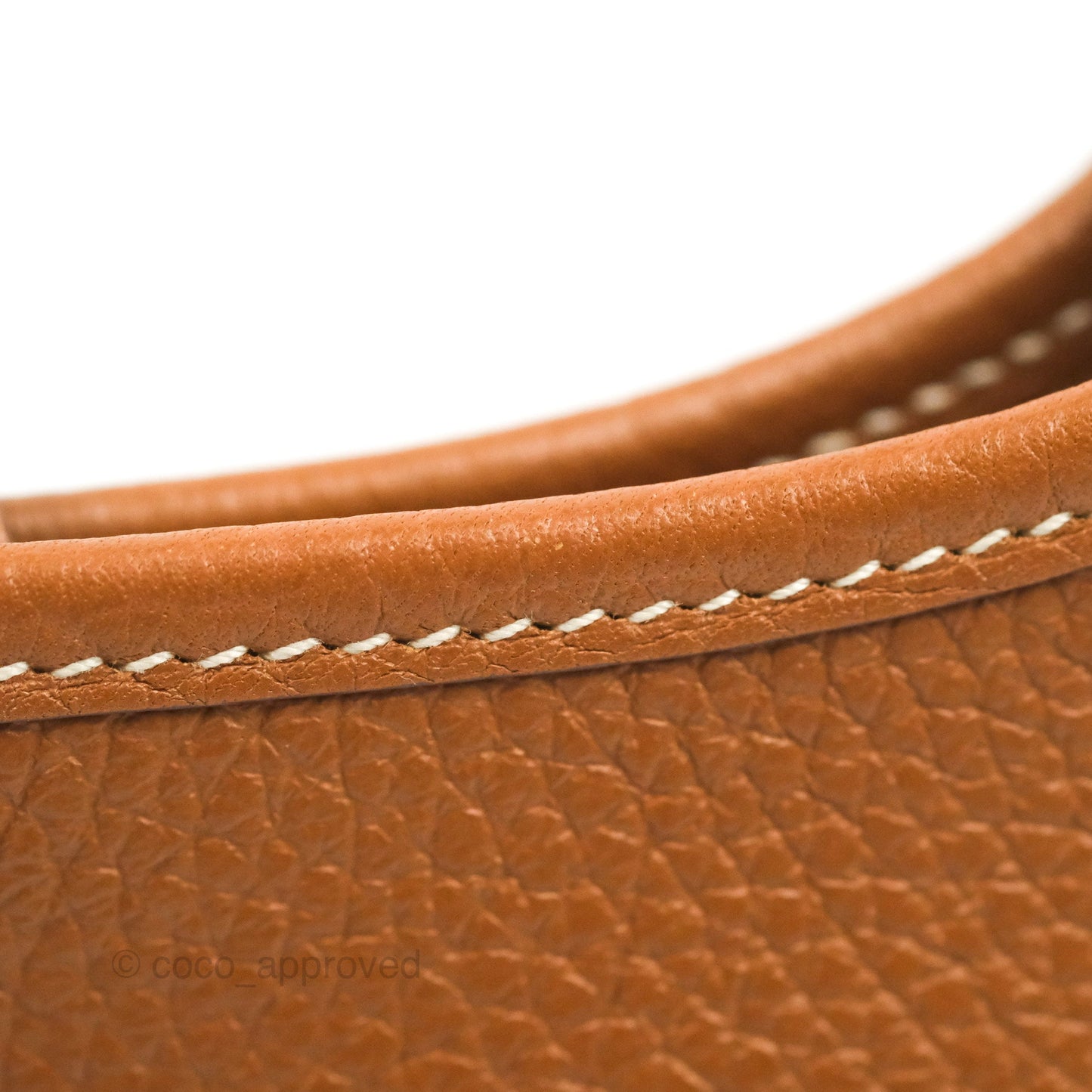 Hermès Mini Evelyne 16 Gold Clemence Palladium Hardware