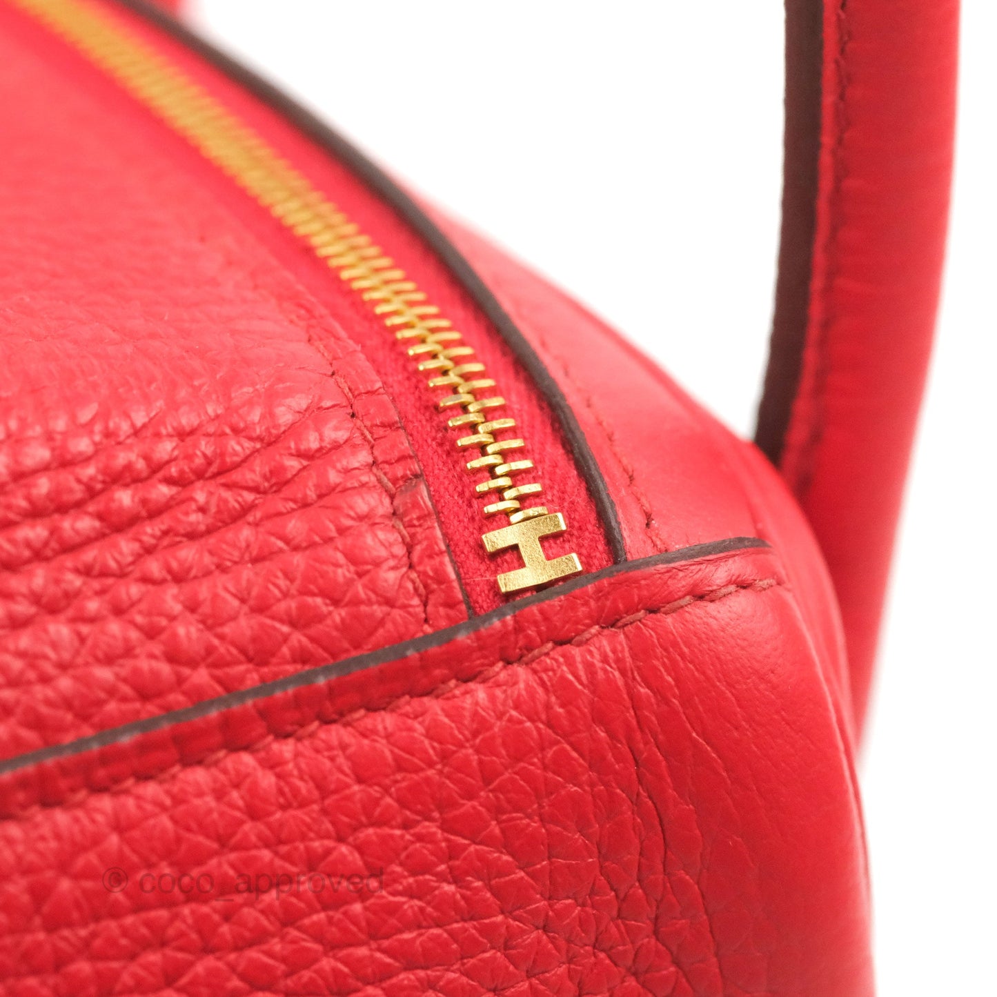 Hermès Lindy 26 Rouge de Coeur Clemence Gold Hardware