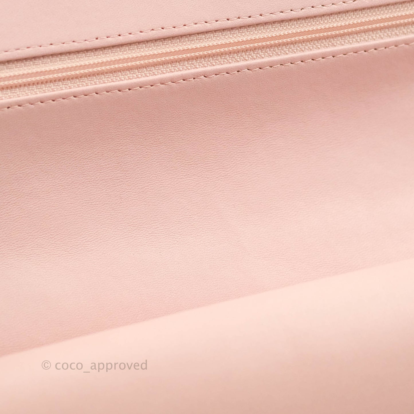 Chanel Classic M/L Medium Flap Quilted Light Pink Lambskin Matte Gold Hardware