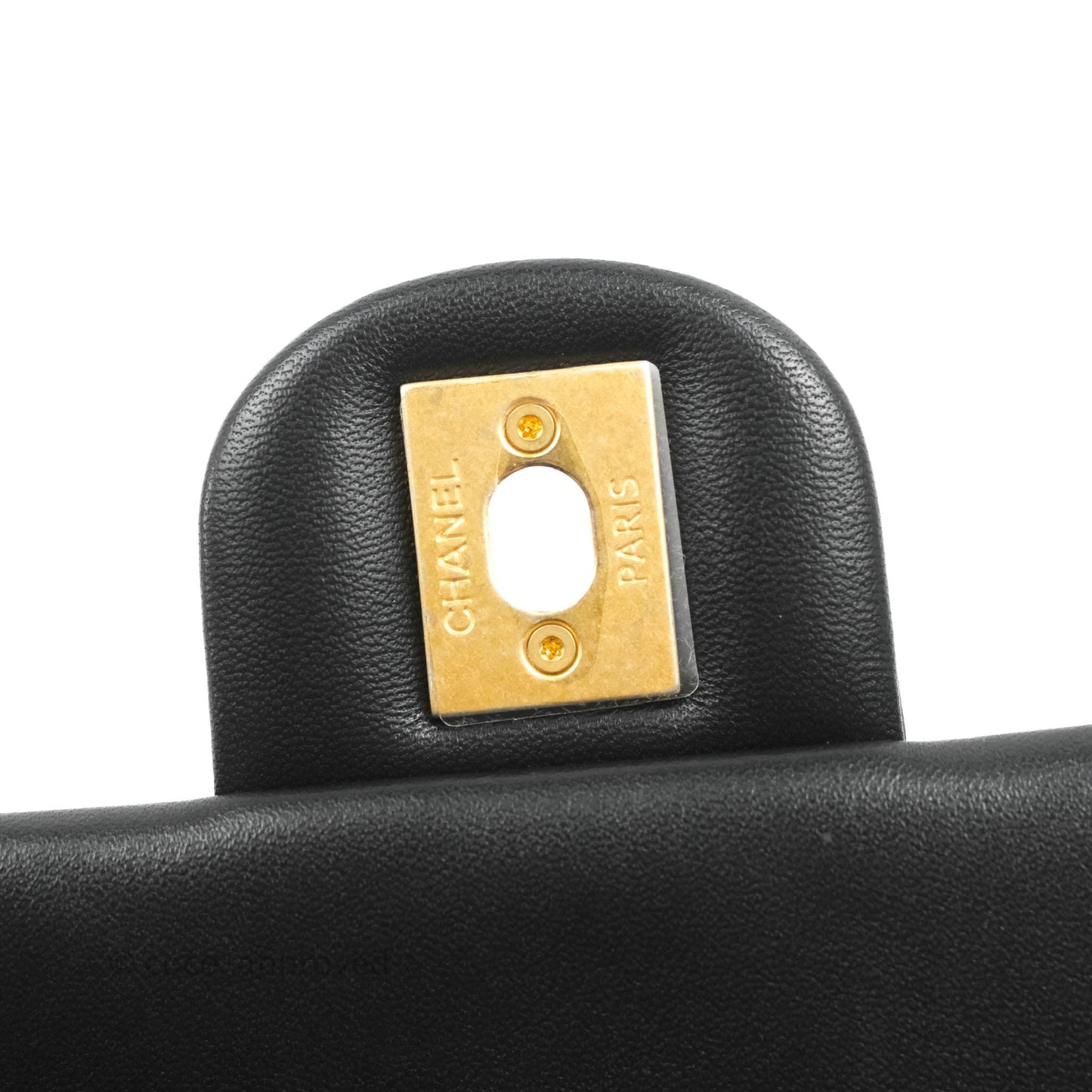Chanel Quilted My Perfect Mini With Pearl Black Lambskin Gold Hardware