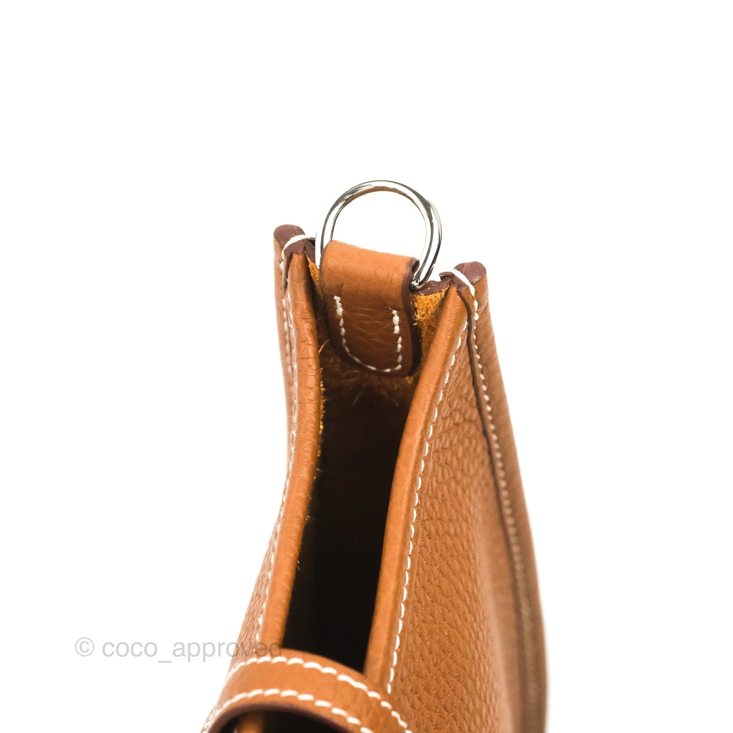 Hermès Mini Evelyne 16 Gold Clemence Palladium Hardware