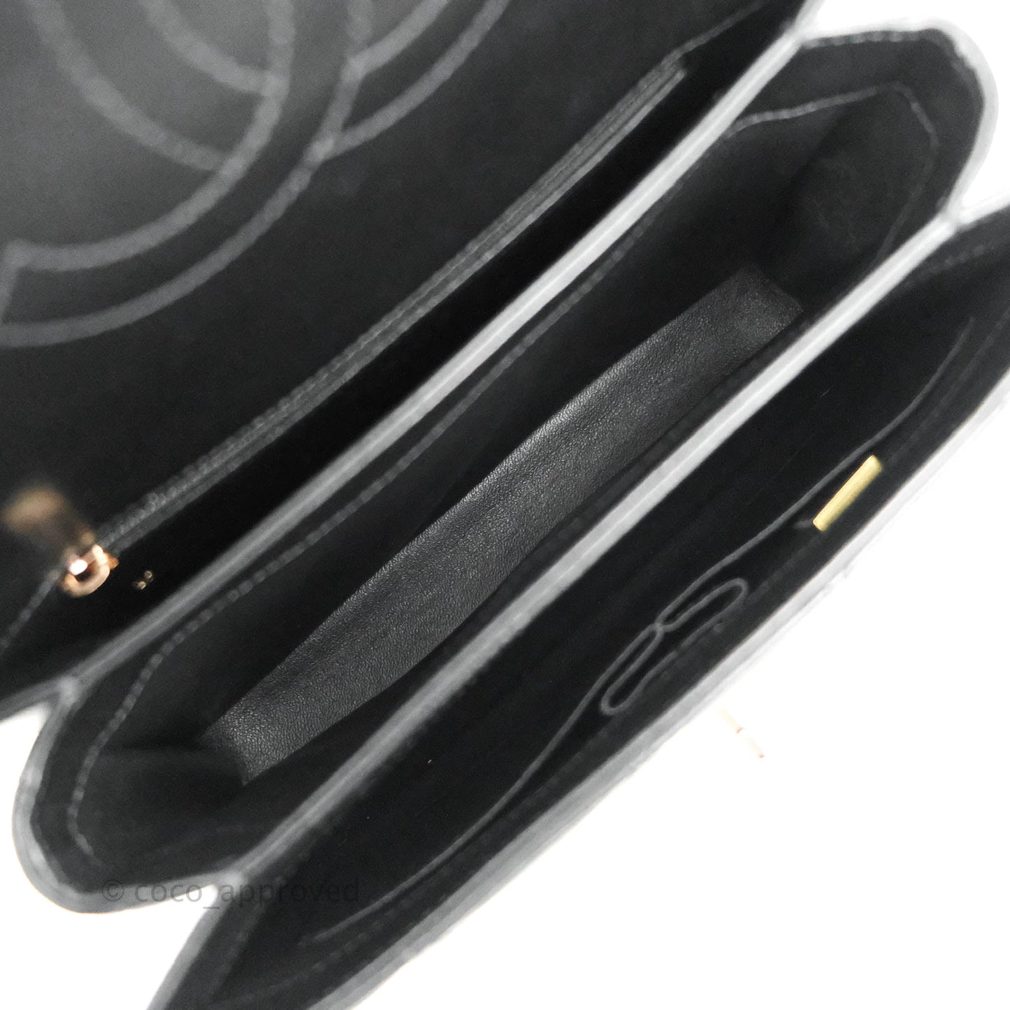 Chanel Trendy CC Small Black Lambskin Rose Gold Hardware