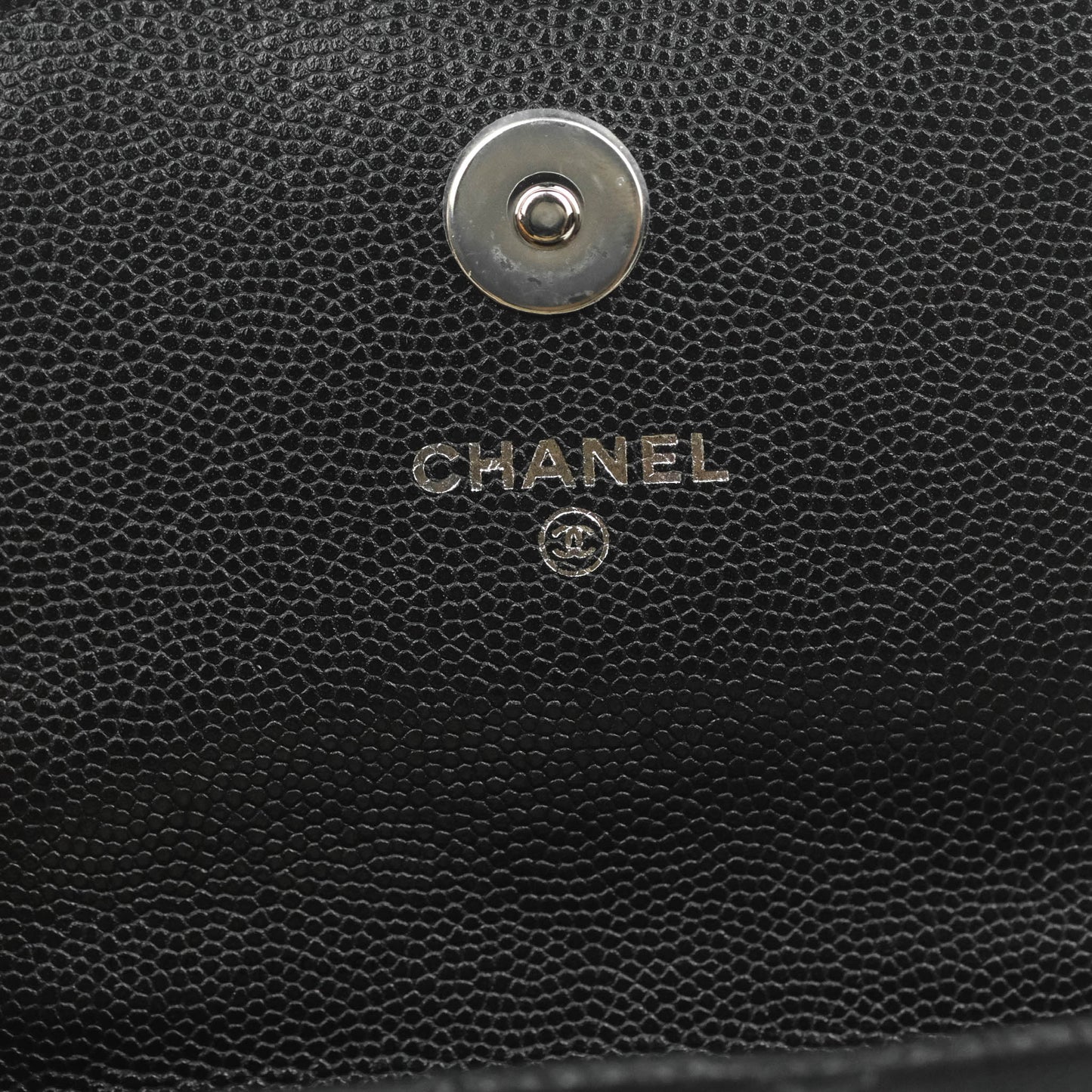 Chanel Quilted So Black Phone Holder Incognito Hardware